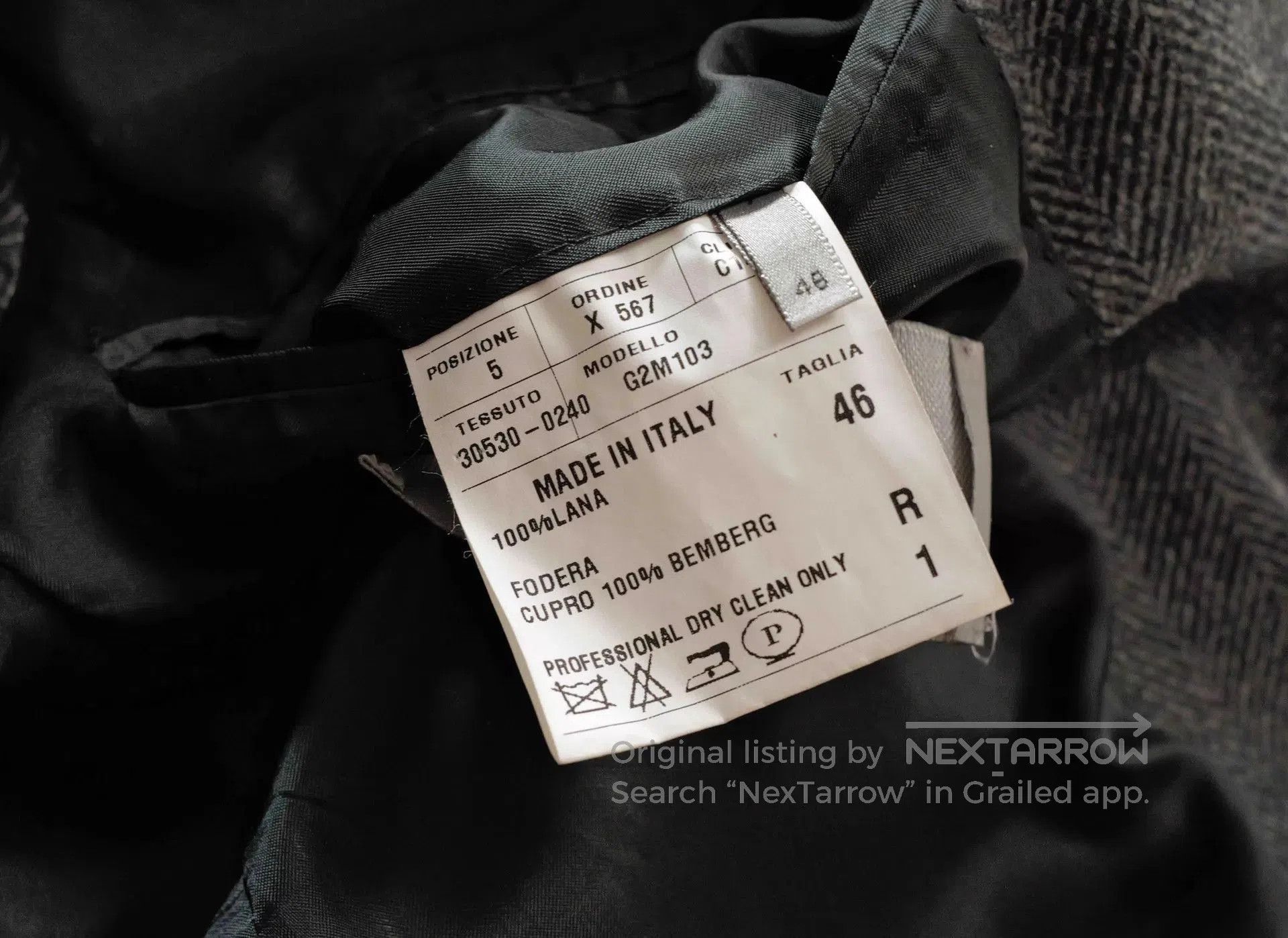 Dior Herringbone Pattern Long Coat Black Size S. Size US S / EU 44-46 / 1 - 4 Thumbnail
