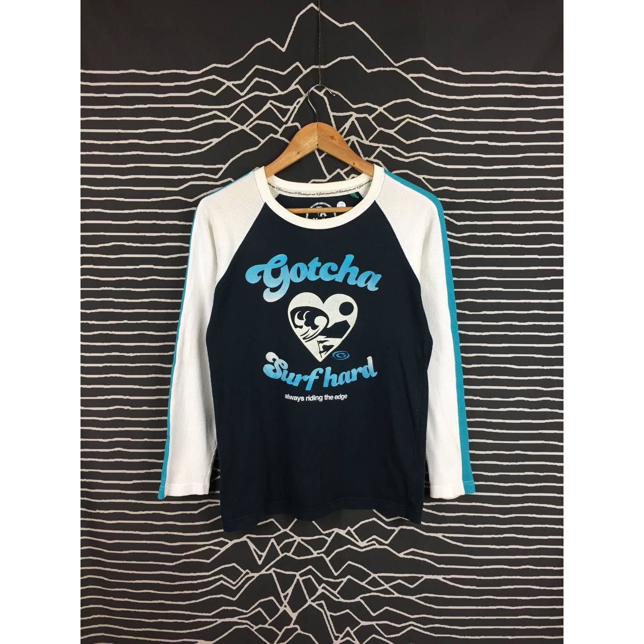 Gotcha × Vintage Gotcha International Surf Hard Always Riding The Edge Tee Size US S / EU 44-46 / 1 - 2 Thumbnail