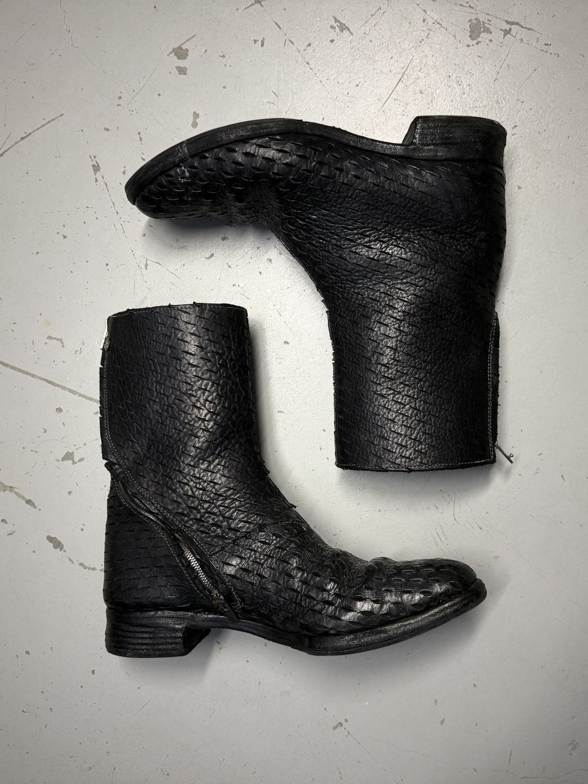Carol Christian Poell Perforated Boots Size US 10 / EU 43 - 1 Thumbnail