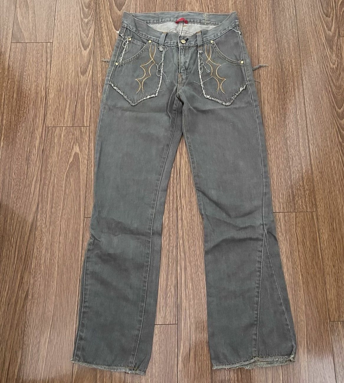 Edwin EDWIN GENUINE QUALITY 503 Distressed Lace Detailing Jeans Size US 32 / EU 48 - 1 Thumbnail