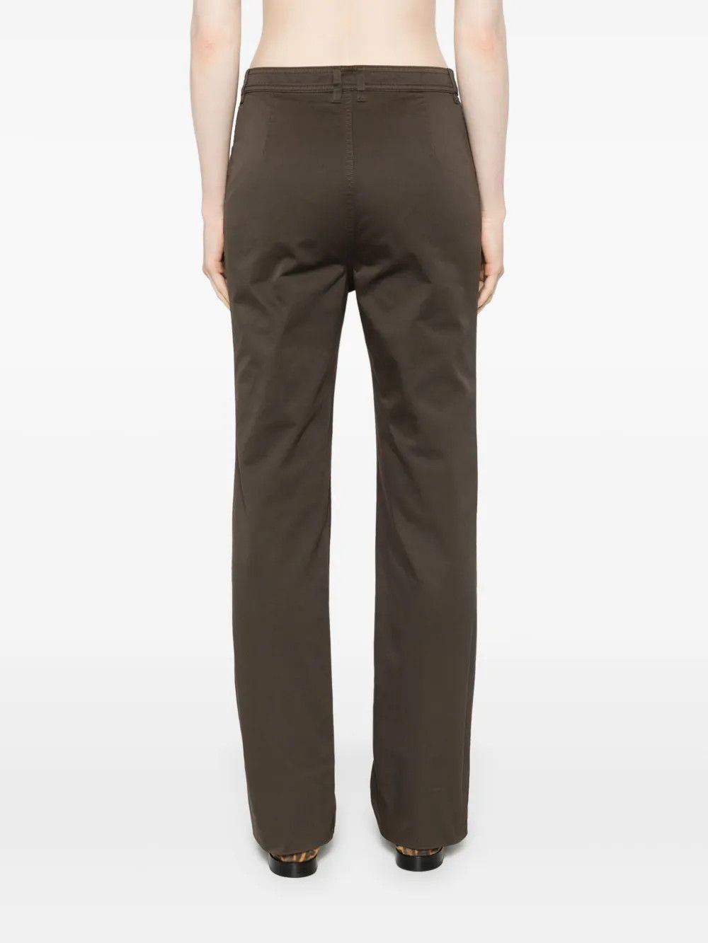 Saint Laurent Paris o1y0126 Casual Pant in Dark Brown Size 27" / US 4 / IT 40 - 4 Thumbnail
