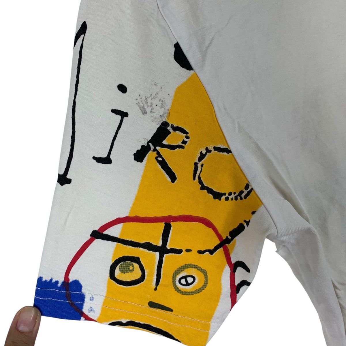 Vintage JOAN MIRO Affiche D’Exposition Artwork Tee Shirt