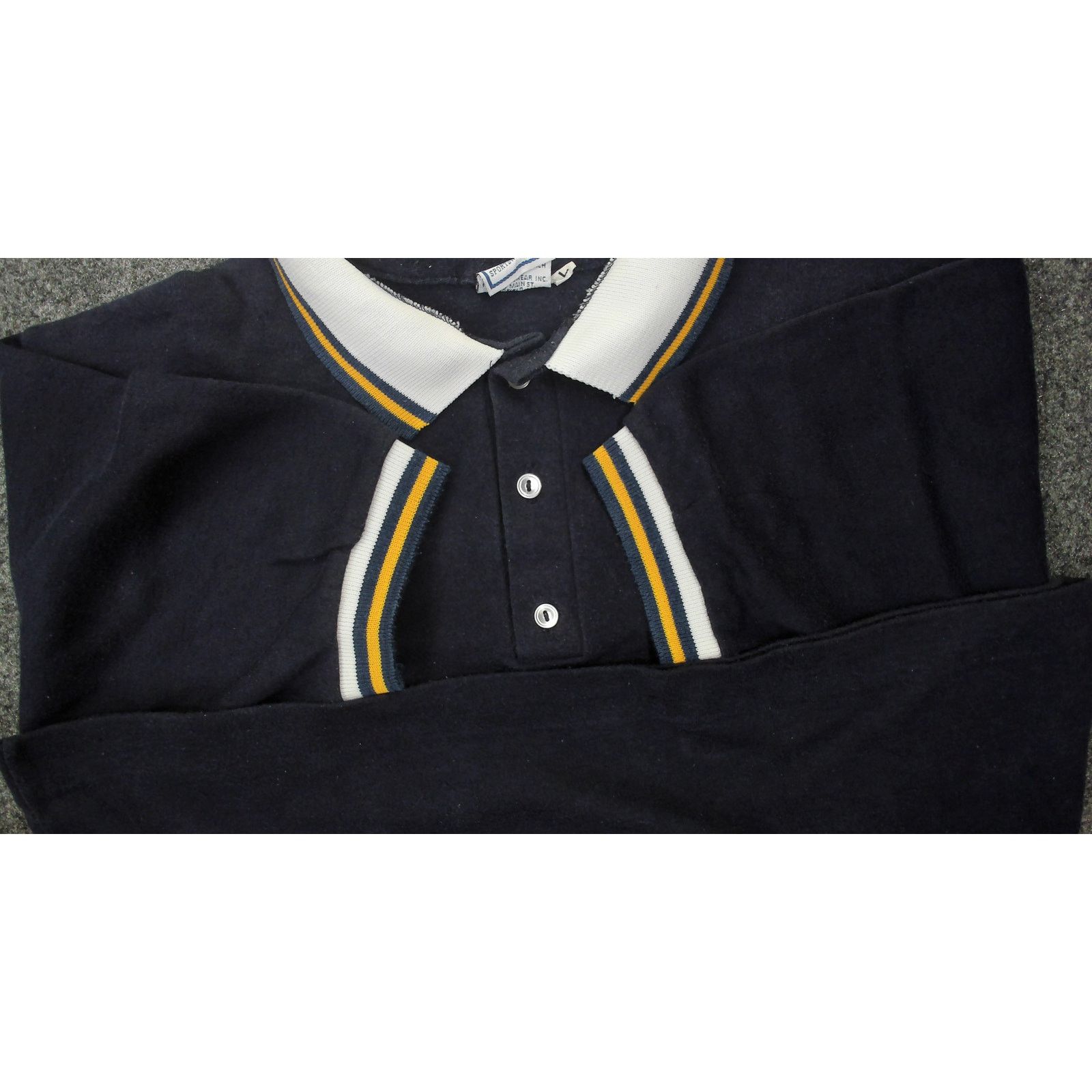 Vintage VTG RC Sportswear x Notre Dame 90s Faded Boxy Cropped Polo Size L / US 10 / IT 46 - 10 Thumbnail