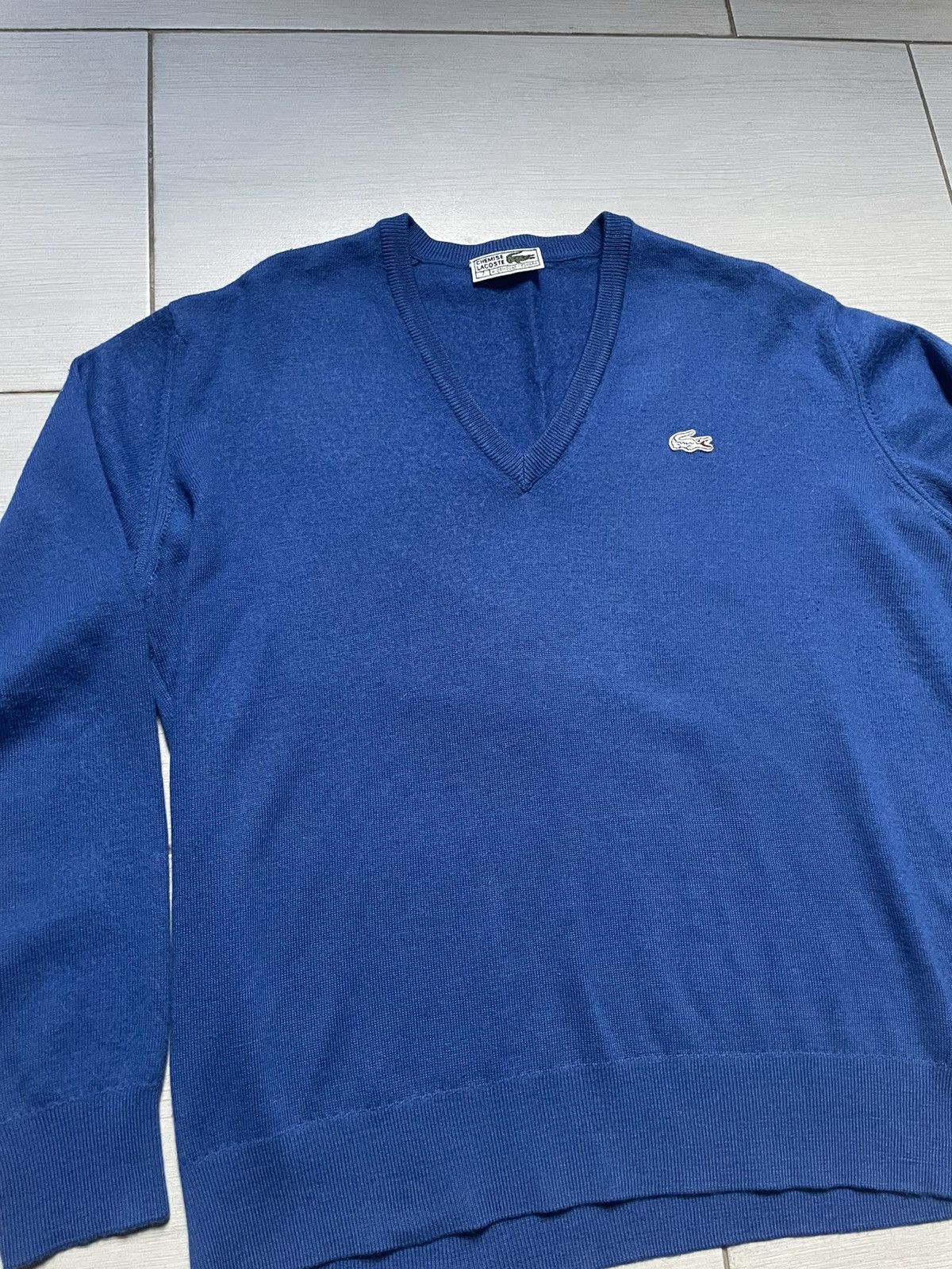 Designer × Lacoste × Vintage Lacoste 90s made in Spain vintage archival knitwear Size US L / EU 52-54 / 3 - 3 Thumbnail