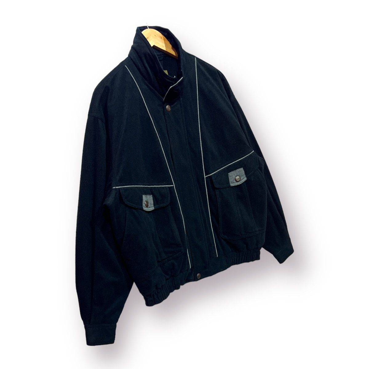 Japanese Brand 🔥 WOOL SAFARI ROOKIE BOMBER MULTIPOCKET - L Size US L / EU 52-54 / 3 - 3 Thumbnail