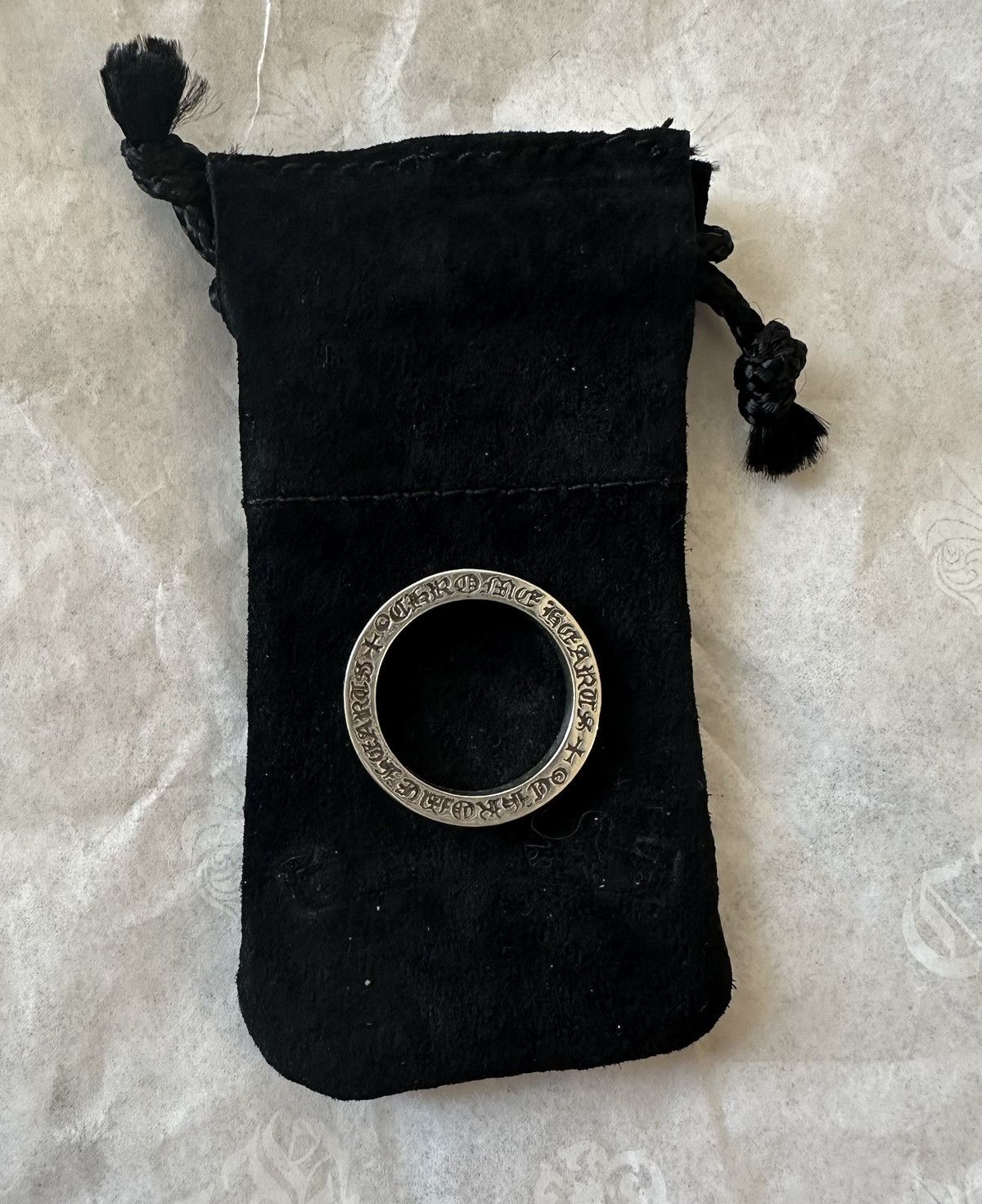 Chrome Hearts Chrome Hearts 3MM Silver Spacer Ring (NYC Exclusive) US7.5 Size ONE SIZE - 1 Thumbnail