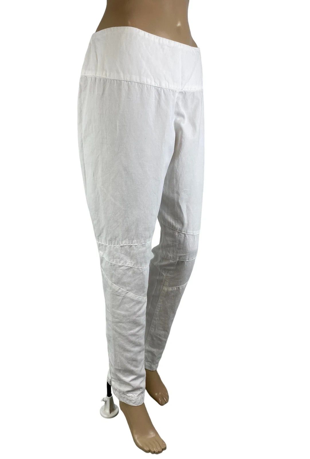 Sarah Pacini Sarah Pacini Cotton Linen Pants size 1 Size 27" / US 4 / IT 40 - 3 Thumbnail