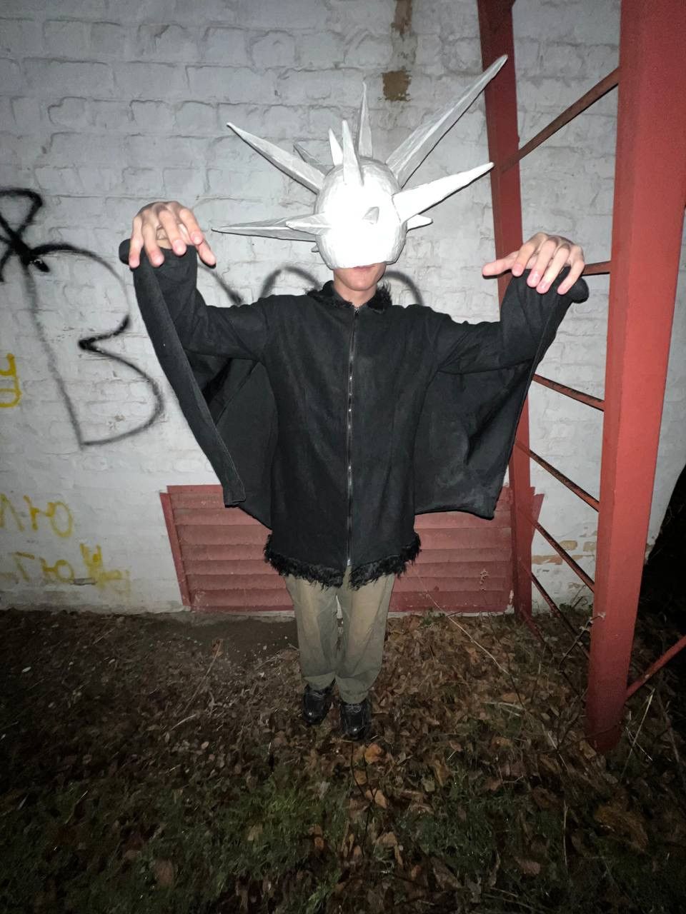 If Six Was Nine × Vintage Vintage Y2K Bat Opium Carti Style Fur Avantgarde Hysteric Ho Size US M / EU 48-50 / 2 - 6 Thumbnail