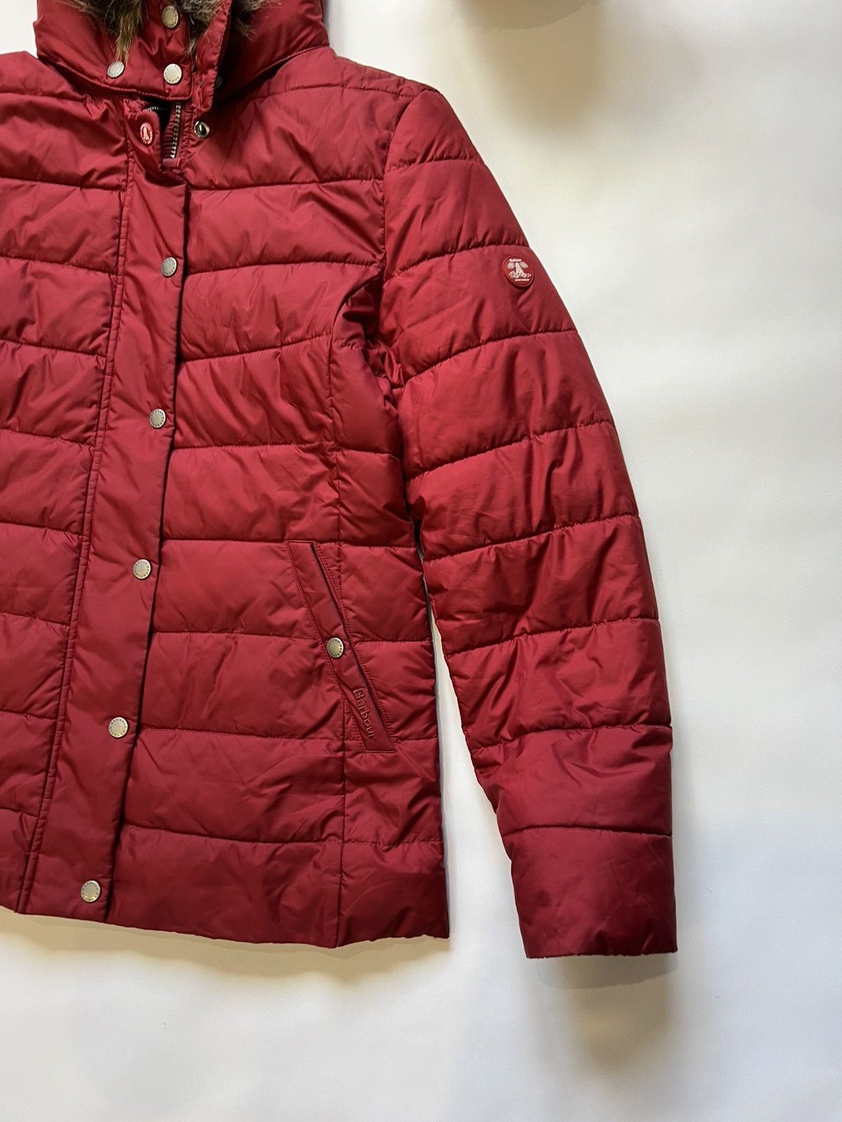 Barbour Barbour Red Down Jacket Womens Puffer Winter Size M / US 6-8 / IT 42-44 - 2 Thumbnail