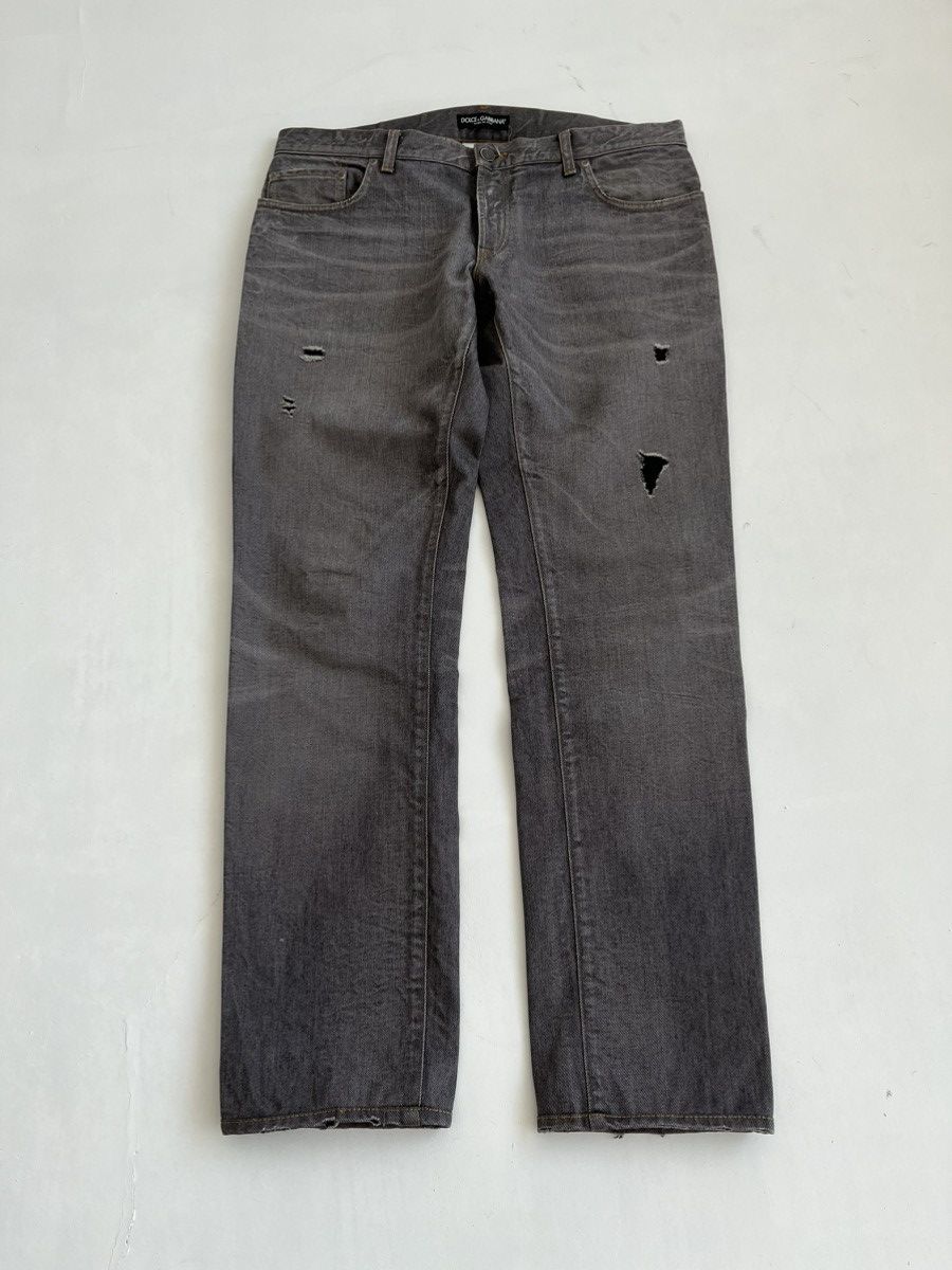 Dolce & Gabbana Vintage 90s Dolce & Gabbana 14 Distressed Jeans classic fit Size US 34 / EU 50 - 1 Thumbnail
