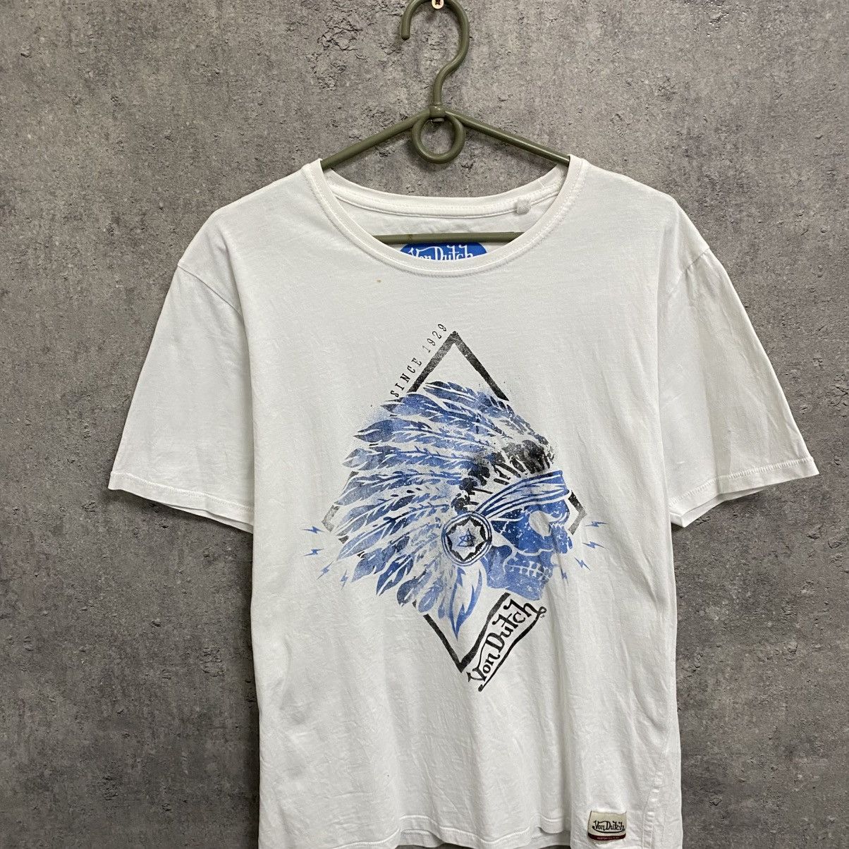 Von Dutch Vintage Von Dutch T-shirt Big Logo White Size L Size US L / EU 52-54 / 3 - 4 Thumbnail