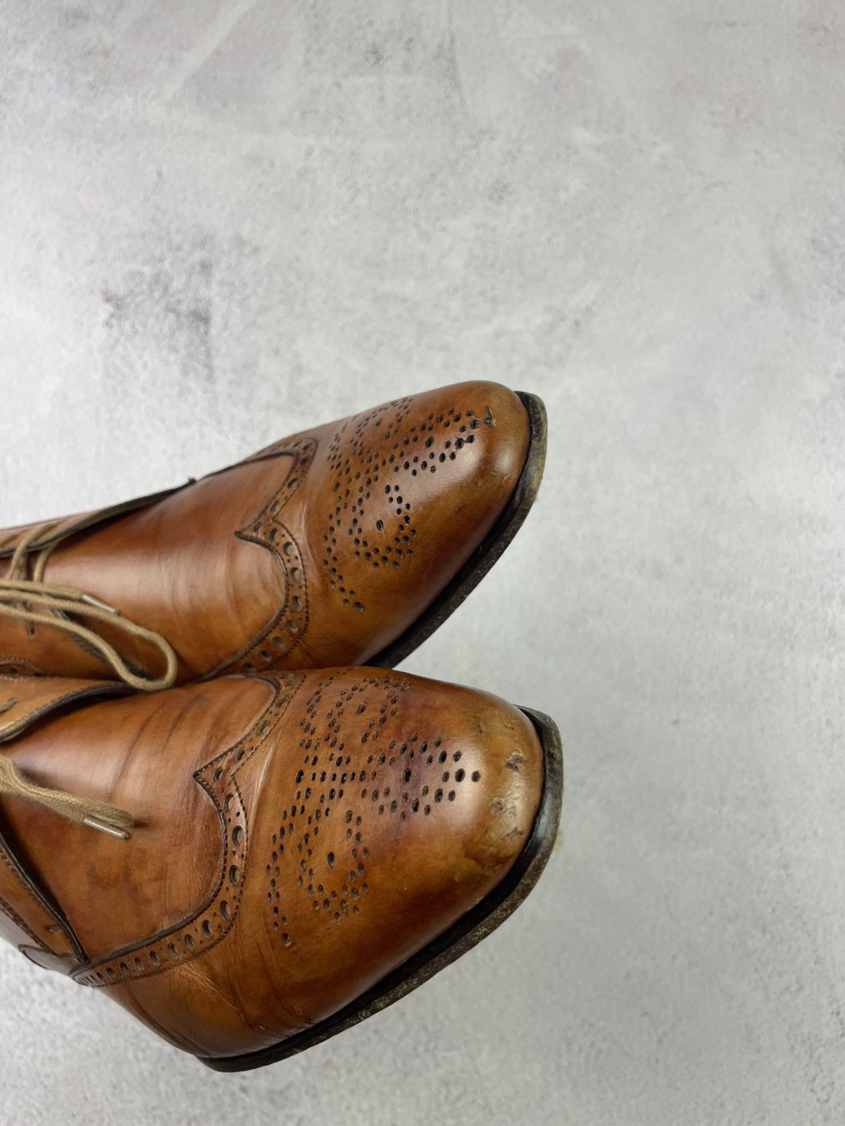 Magnanni Magnanni Brown Leather Oxford Dress Shoes EU 42 US 9M Size US 9 / EU 42 - 7 Thumbnail