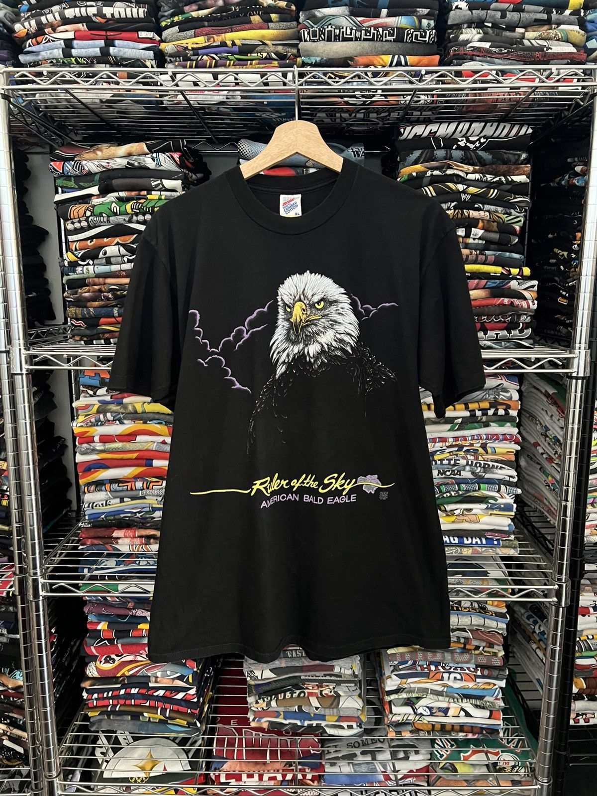 Habitat 1990 Ruler of the Sky American Bald Eagle Tee Say It Wild Size US L / EU 52-54 / 3 - 1 Thumbnail