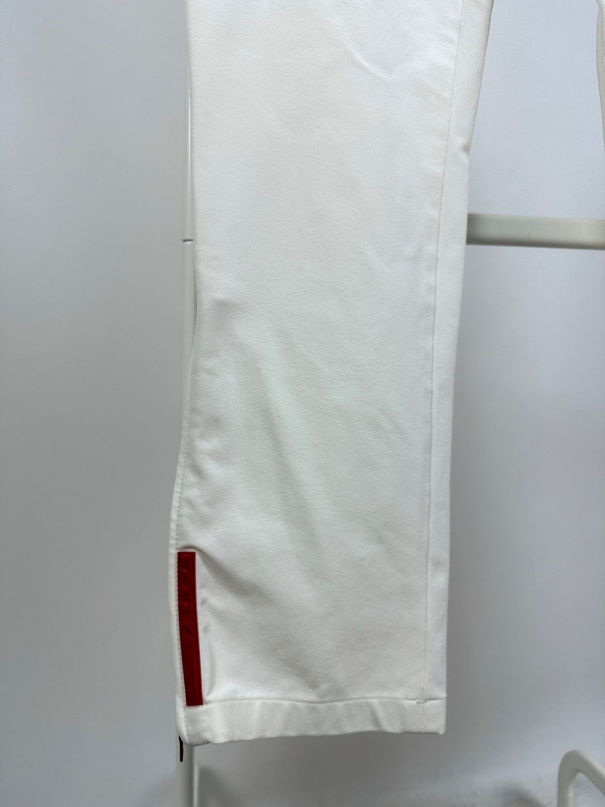 Prada Vintage Prada Sport Red Tab White Nylon Pants Size US 32 / EU 48 - 11 Thumbnail