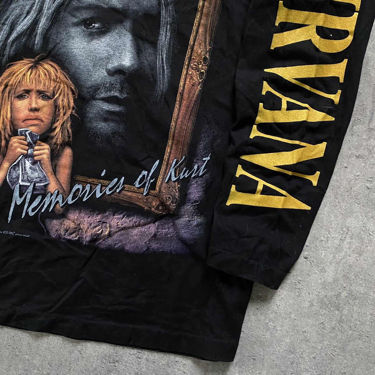 Nirvana × Vintage Nirvana Kurt Cobain 1996 Memories of Kurt Longsleeve Size US L / EU 52-54 / 3 - 4 Thumbnail
