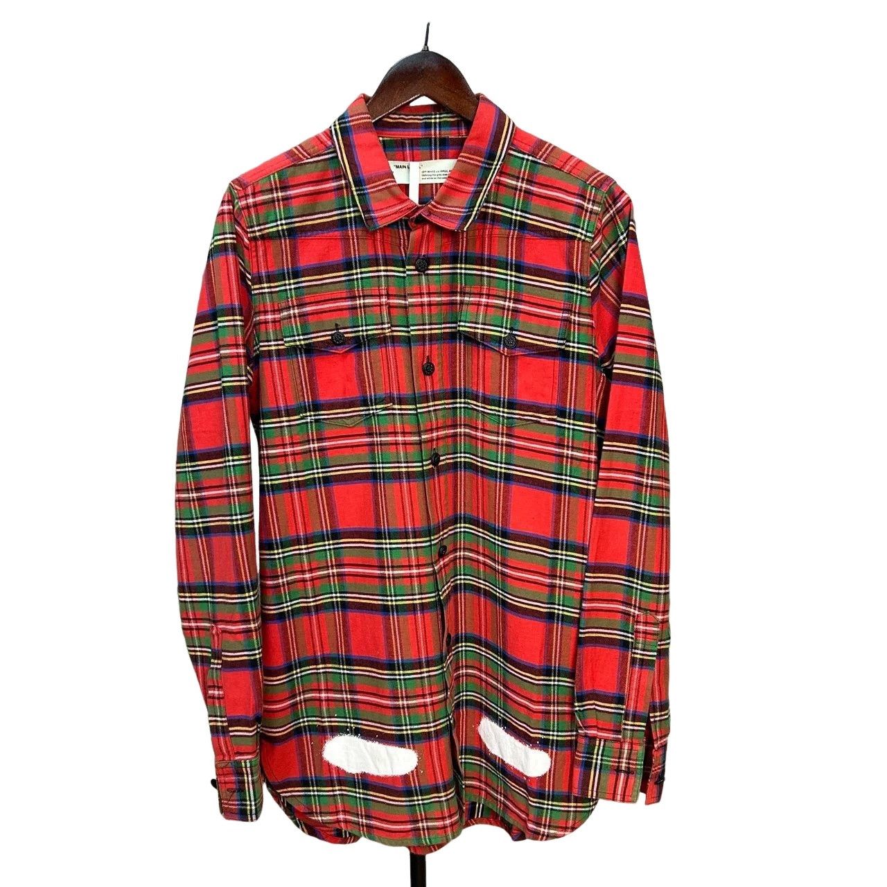 Off-White Off-White Plaid Flannel Shirt Size XS Size US XS / EU 42 / 0 - 1 Thumbnail