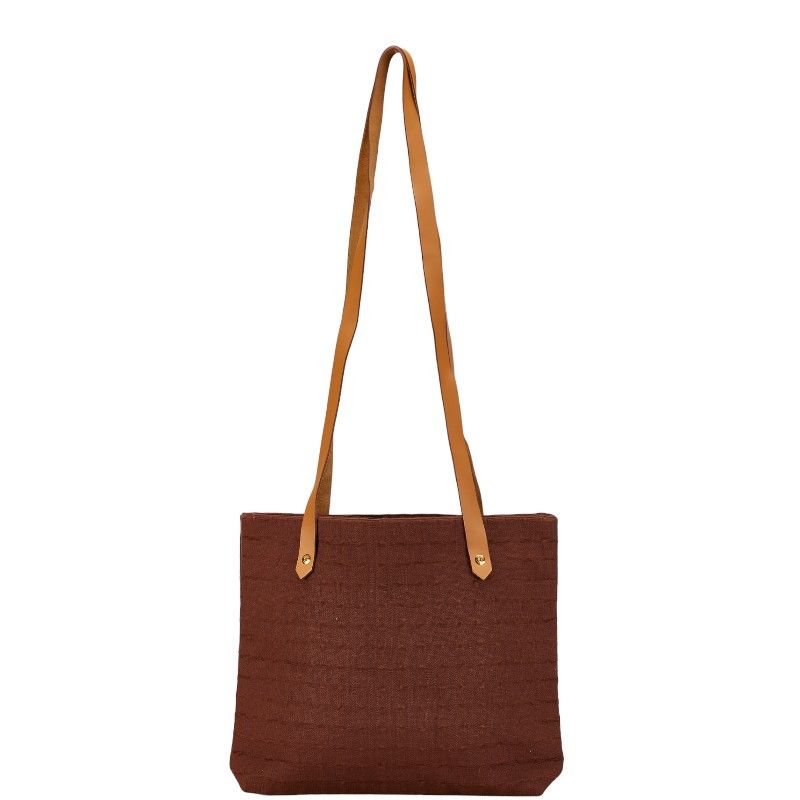 Hermes Hermes Hermes Canvas Leather Amedaba Tote Bag Canvas Tote Bag in Very Good Condition Size ONE SIZE - 1 Thumbnail