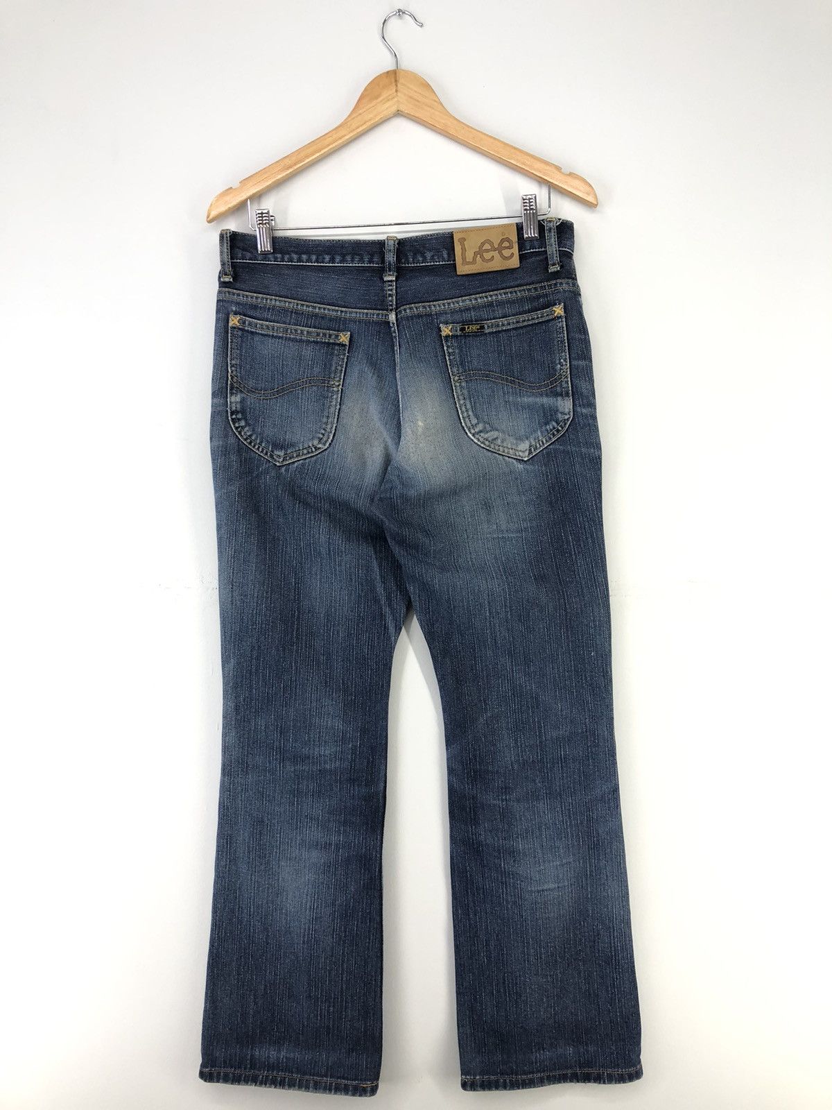 Lee Vintage Lee Rider Distressed Faded Blue Jeans Size US 31 - 2 Thumbnail