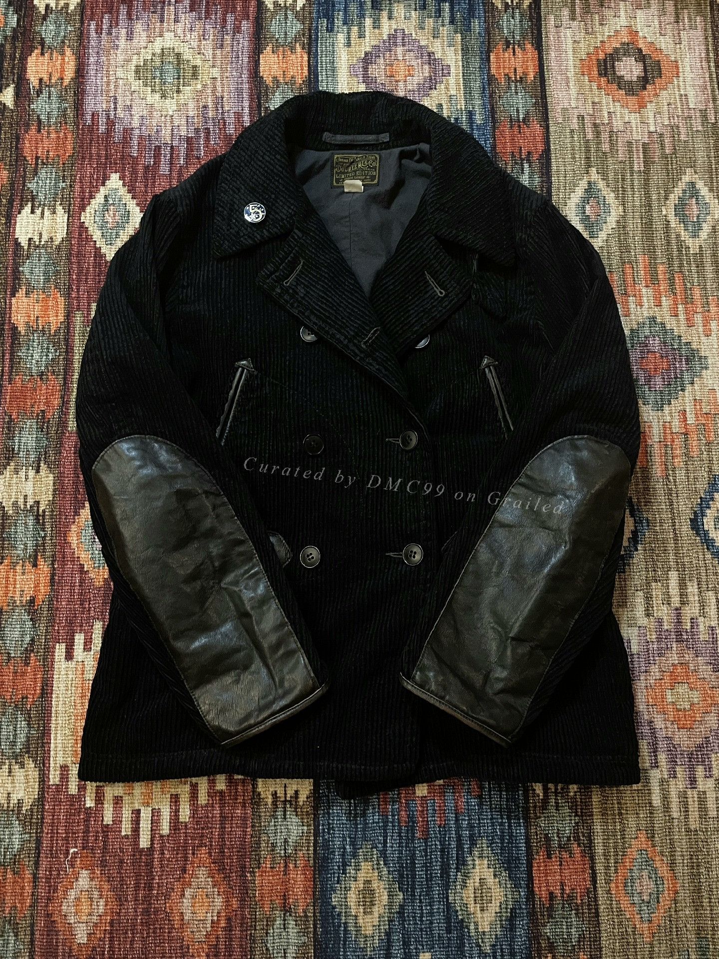 RRL Ralph Lauren RRL Double RL 2019 Limited Indigo Corduroy 740 Naval Coat Size US M / EU 48-50 / 2 - 1 Thumbnail