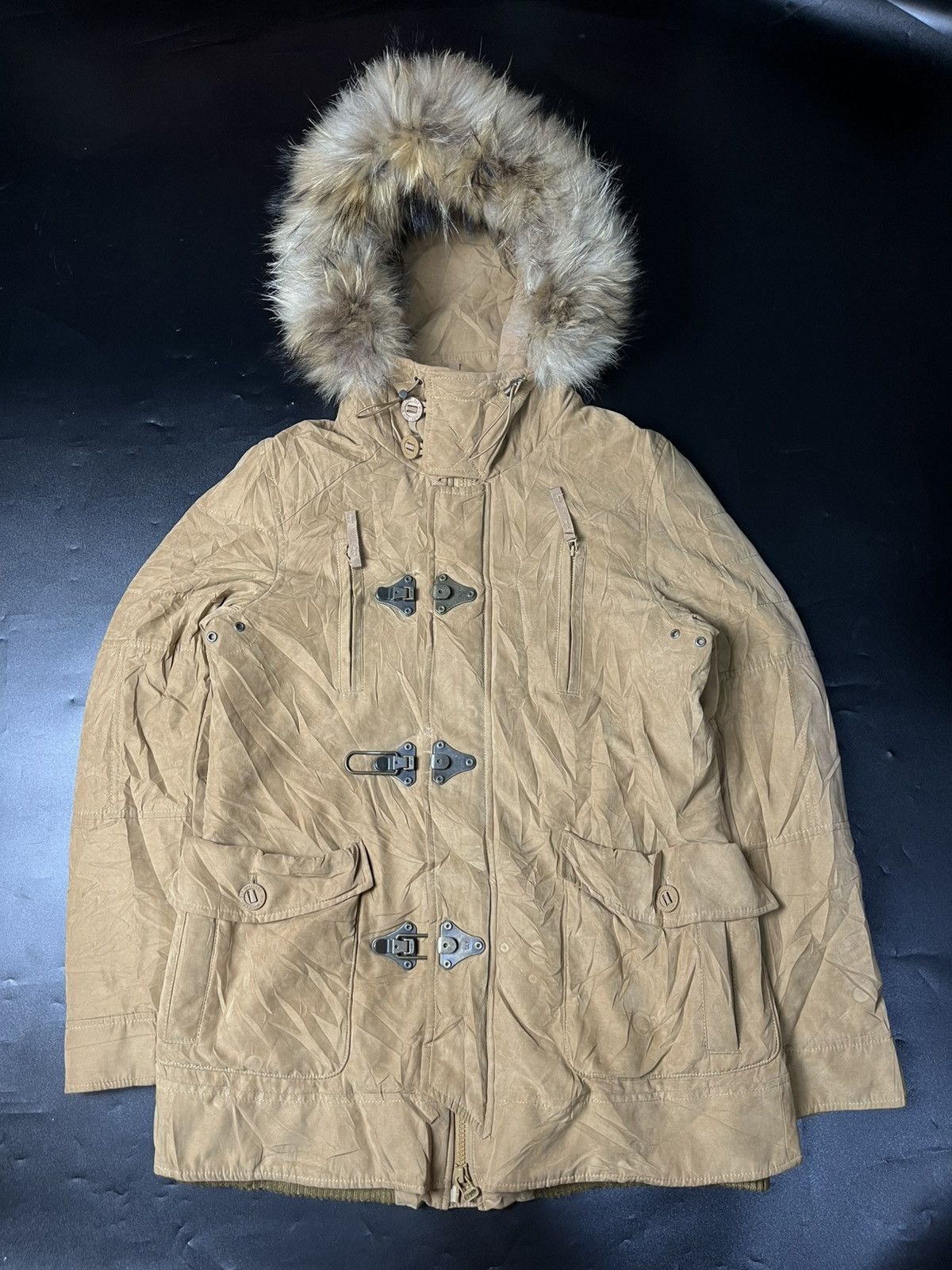 If Six Was Nine × Japanese Brand × Tornado Mart JAPANESE SLY FUR JACKET DOUBLE ZIPPER CRAZY FUR Size US M / EU 48-50 / 2 - 5 Thumbnail