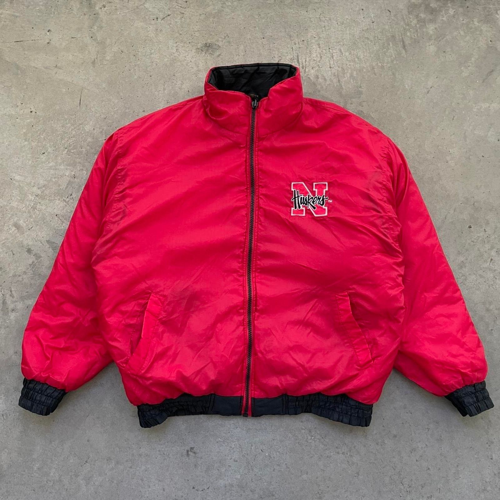 Vintage Vintage Nebraska Huskers Reversible Pro-Player Jacket Size US XL / EU 56 / 4 - 2 Thumbnail