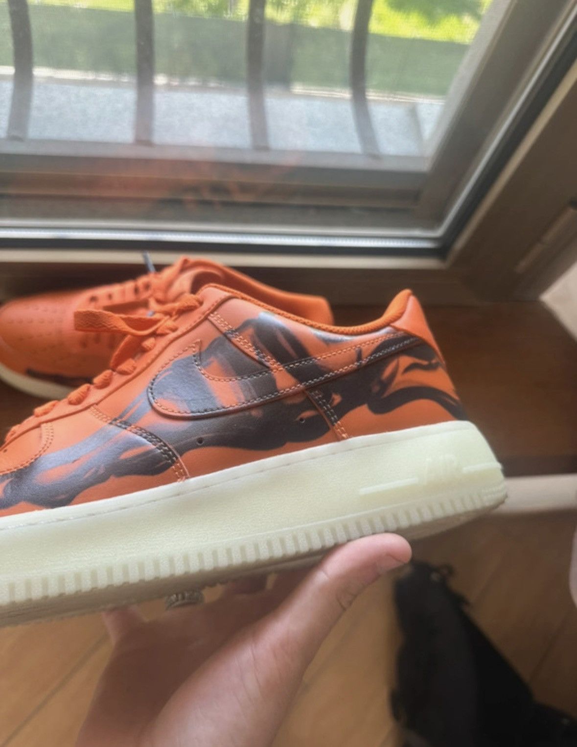 Nike Nike Air Force 1 Low Skeleton Halloween Size US 11 / EU 44 - 3 Thumbnail