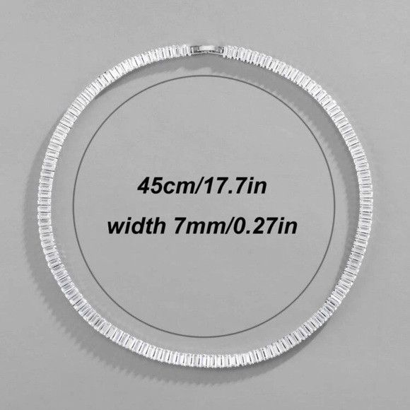 Other Unisex Zircon Fashionable Necklace Size ONE SIZE - 5 Thumbnail