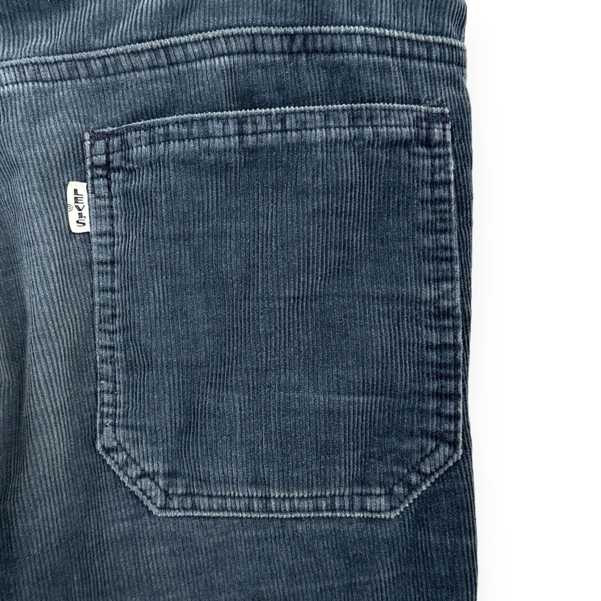 Levi's × Levi's Vintage Clothing Authentic 1970's Vintage Gray Blue Flare Leg Corduroy Pants Size US 32 / EU 48 - 4 Thumbnail