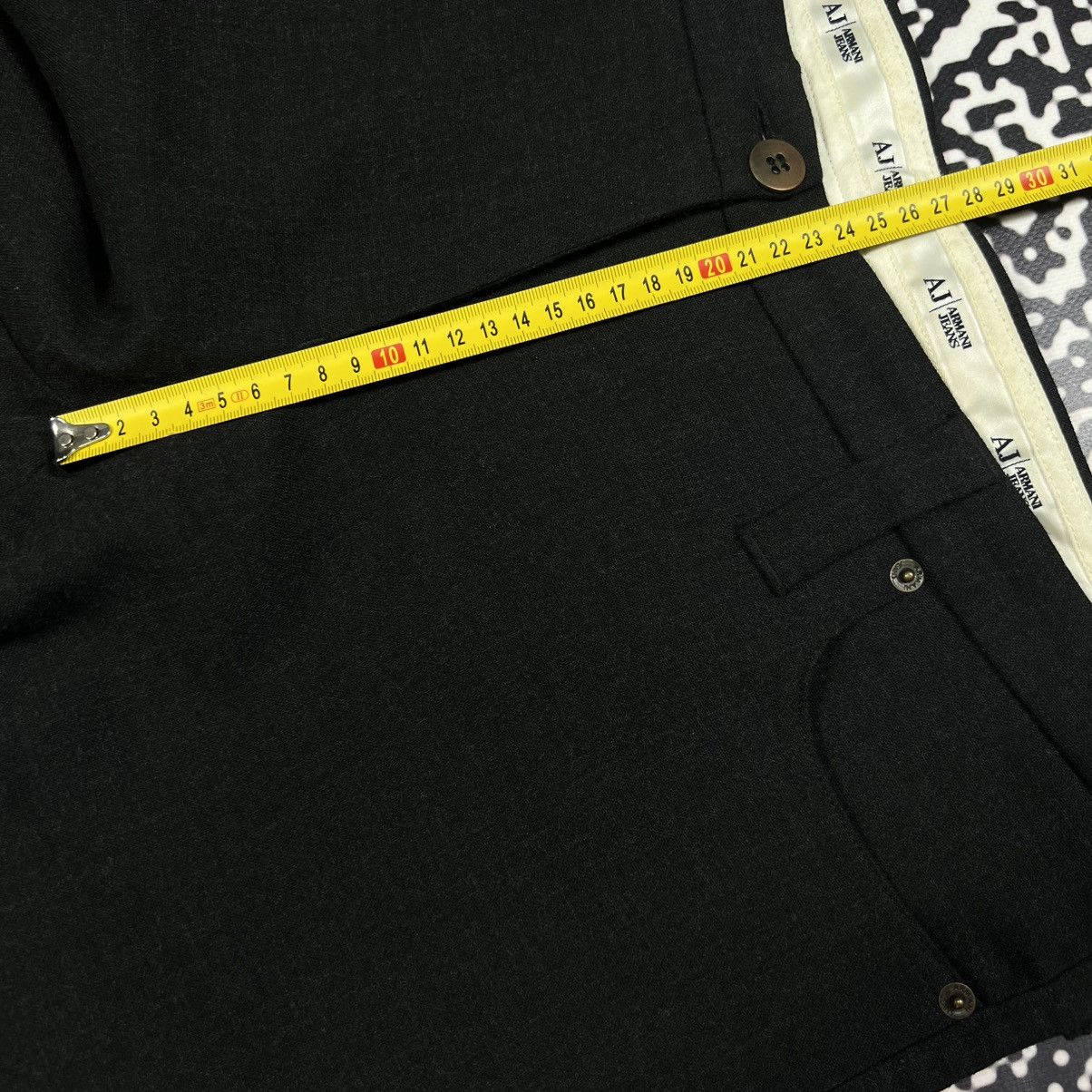 Armani Vintage Y2K Armani Jeans Luxury Flared Wide Classic Pants Size 29" - 25 Thumbnail