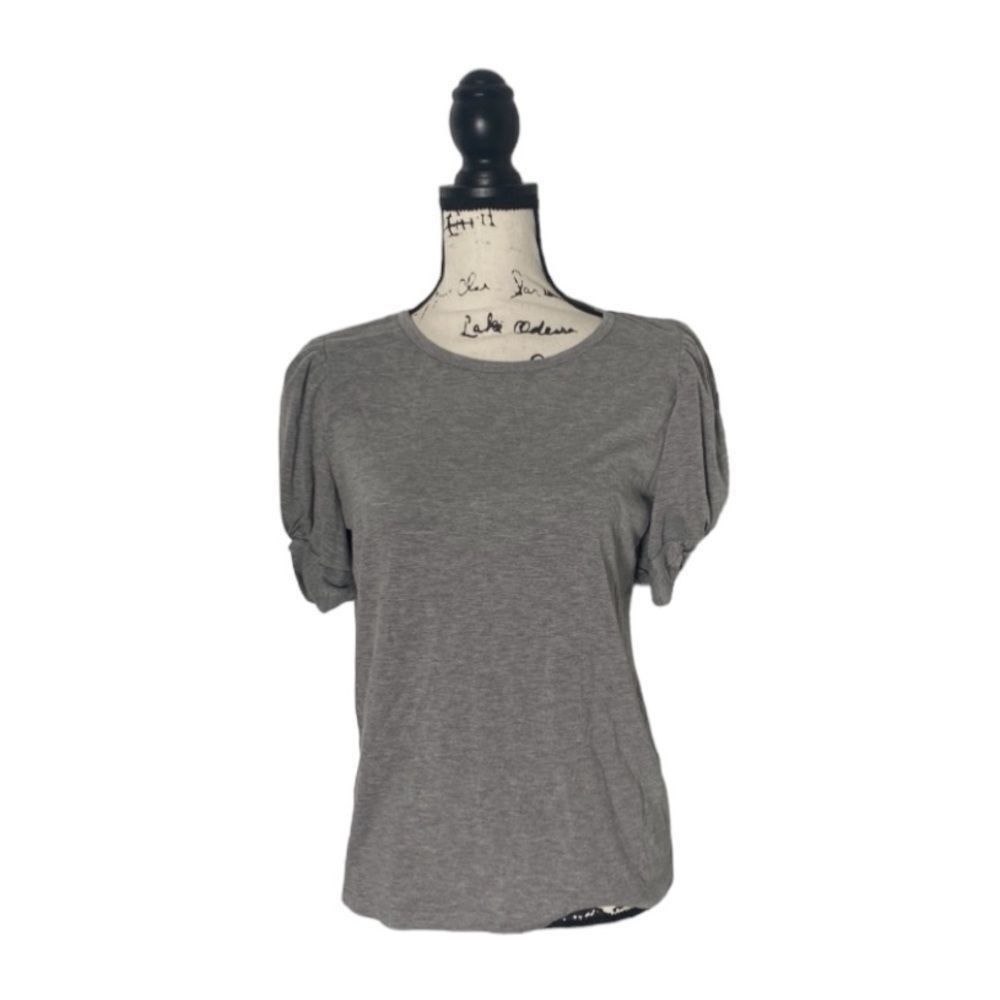 Other Bobeau Grey Puff Sleeve Juliet T-Shirt Women’s Size Small Sh Size S / US 4 / IT 40 - 1 Thumbnail