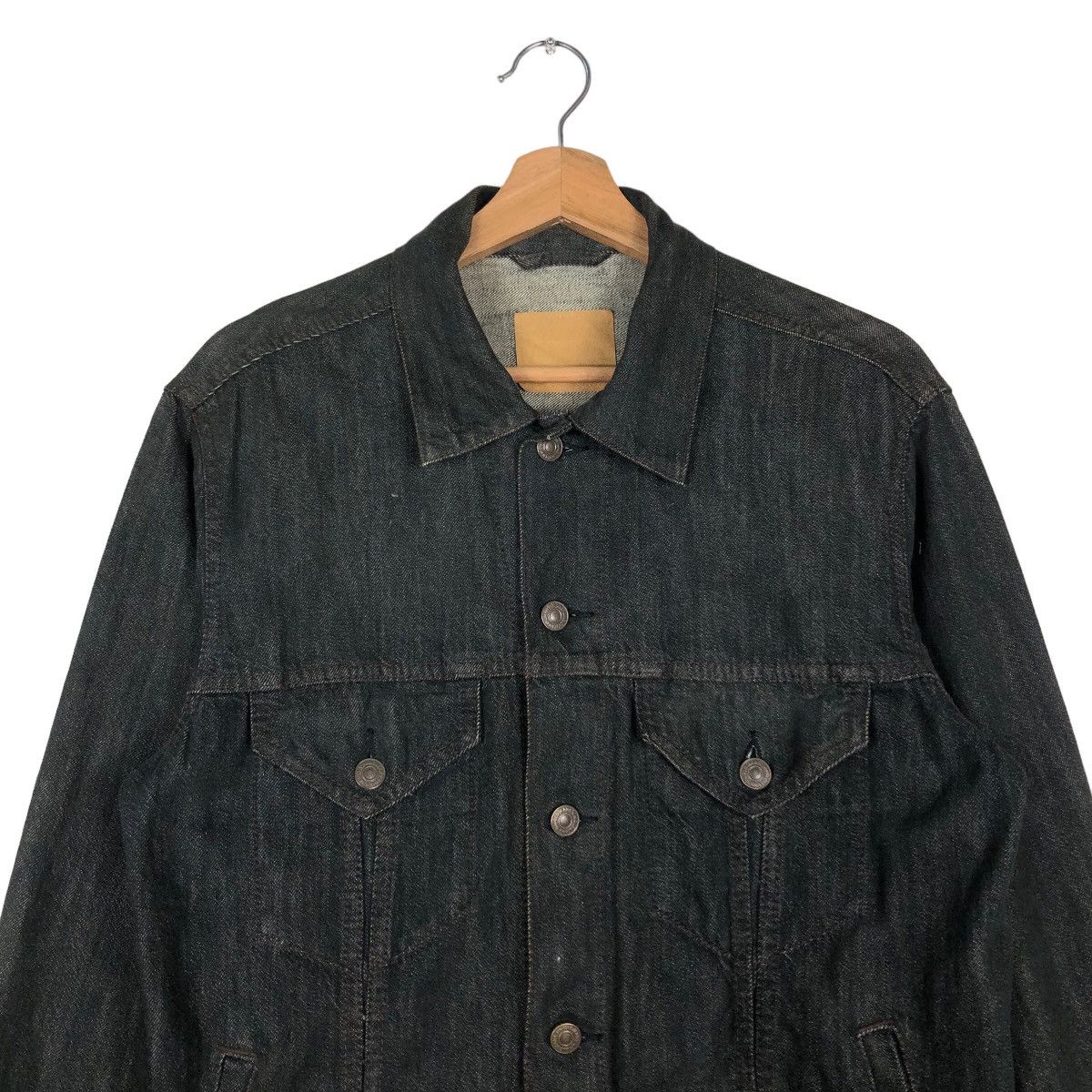 Japanese Brand 🔥Vintage Trucker Denim Jacket Uniqlo Japan Issey Miyake Size US M / EU 48-50 / 2 - 3 Thumbnail