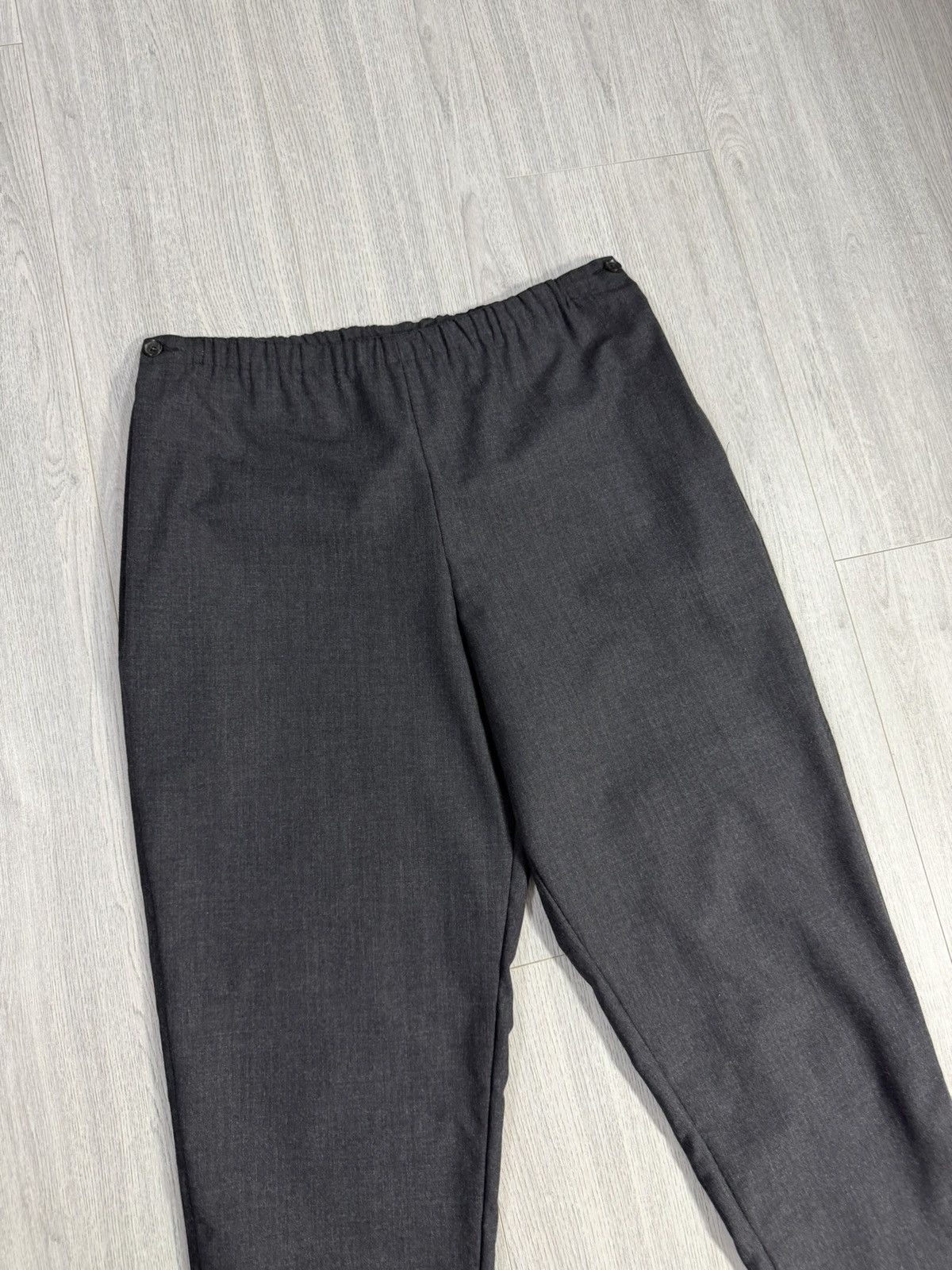 Yohji Yamamoto Yohji Yamamoto Black Wool Pants Made in France Size S Size US 33 - 6 Thumbnail