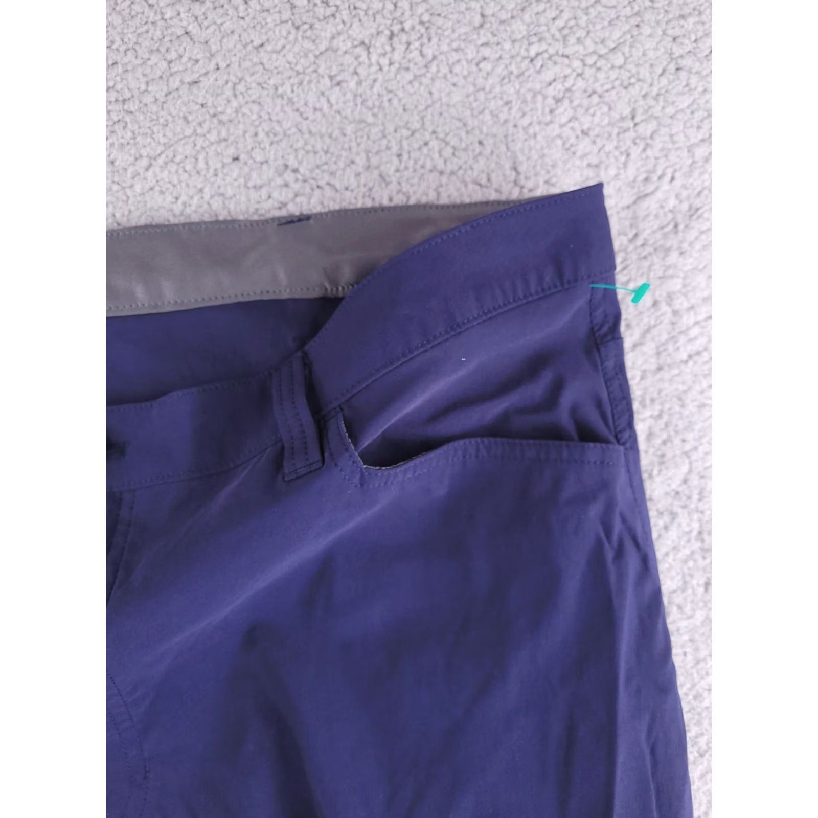 Eddie Bauer Eddie Bauer Pants Mens 40x30 Blue Tech Nylon Stretch Bootcut Outdoor Chino Style Mens Size US 40 / EU 56 - 4 Thumbnail