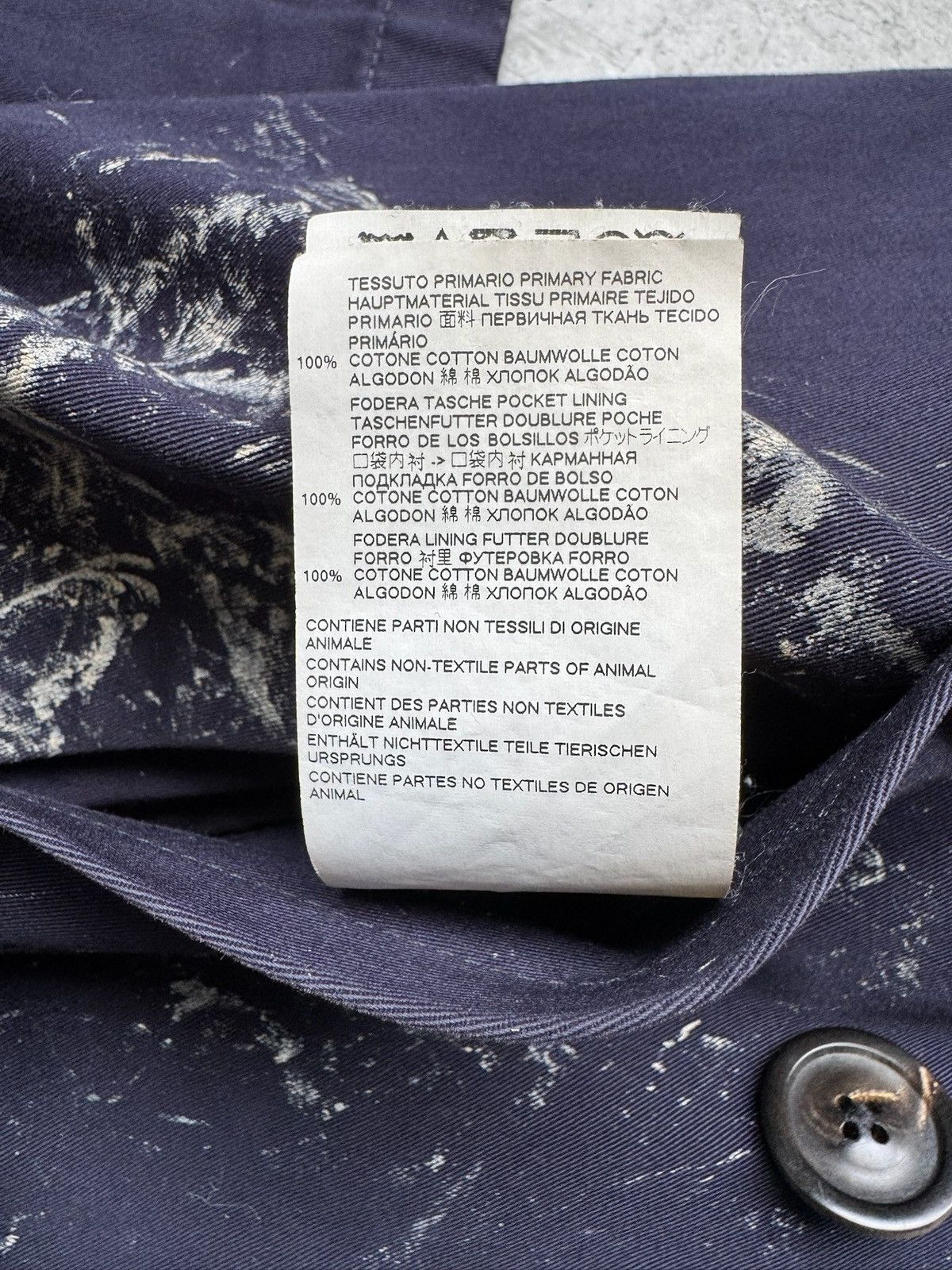 Maison Margiela Maison Margiela Painted Coat Size US L / EU 52-54 / 3 - 6 Thumbnail