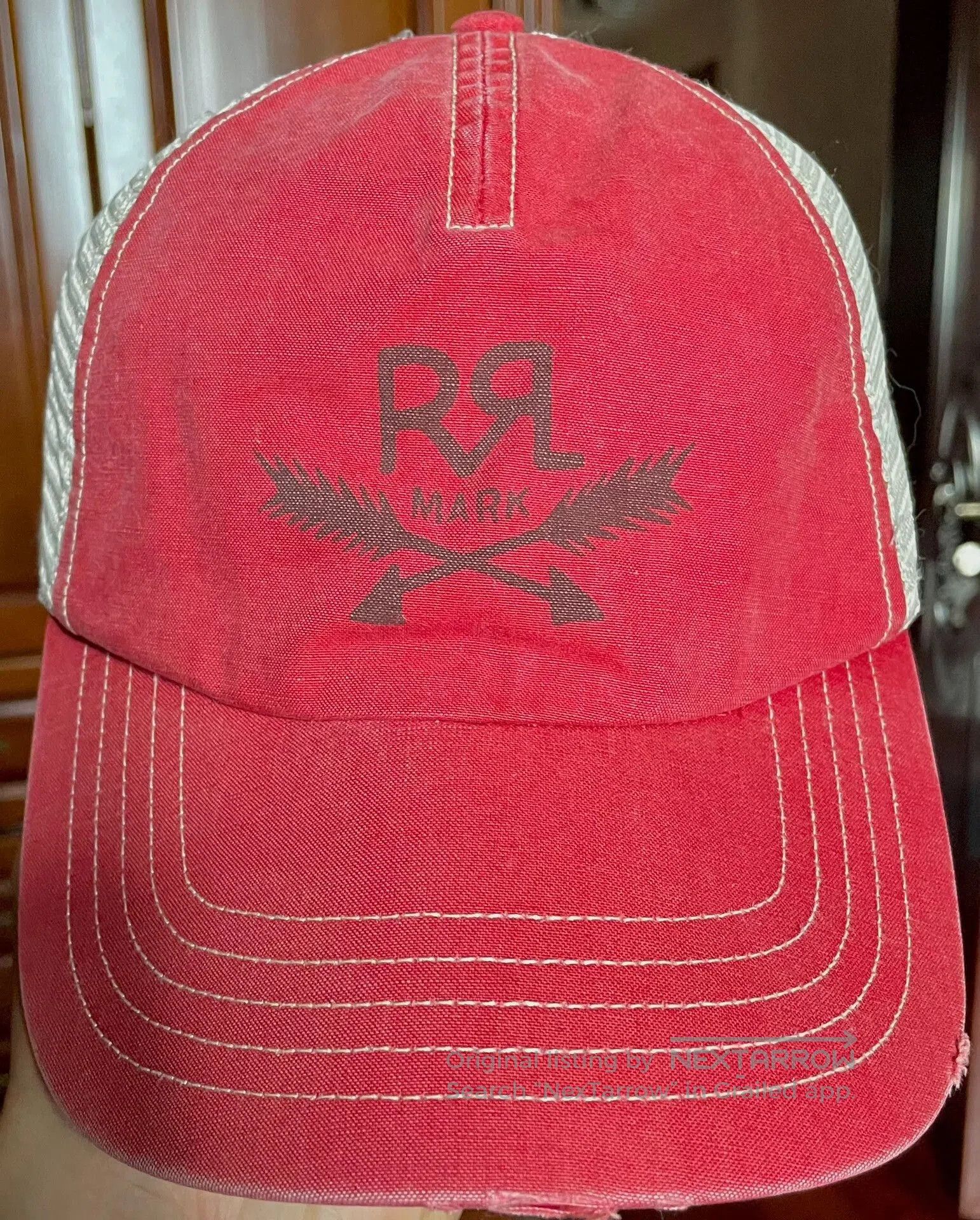 RRL Ralph Lauren RRL Double RL Arrow Logo Mesh Cap. Size ONE SIZE - 5 Thumbnail