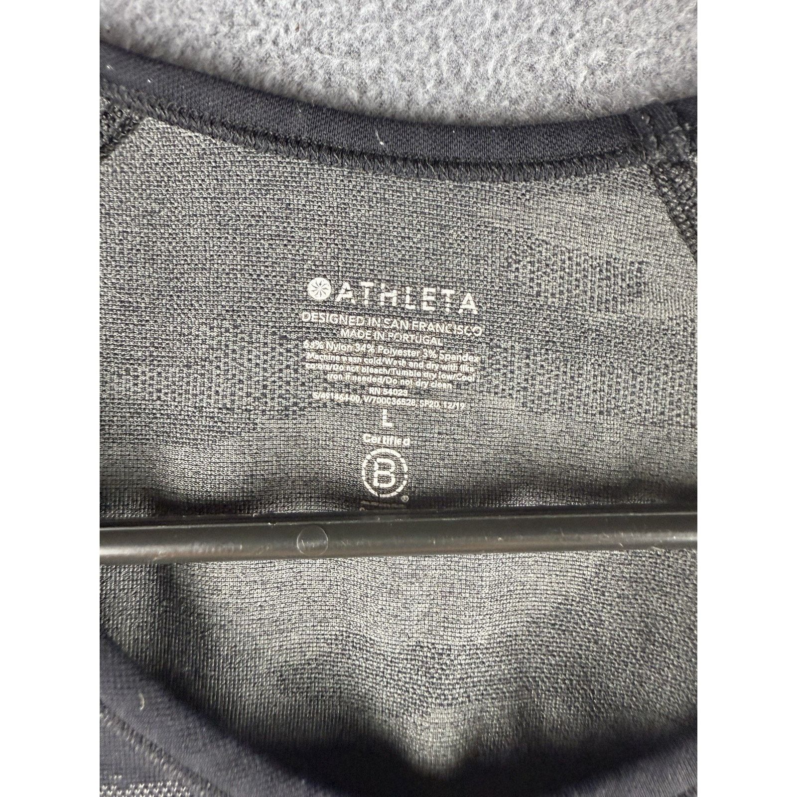 Athleta Athleta Ultimate Camo Train Top Womens Large Black Stretch Size L / US 10 / IT 46 - 3 Thumbnail
