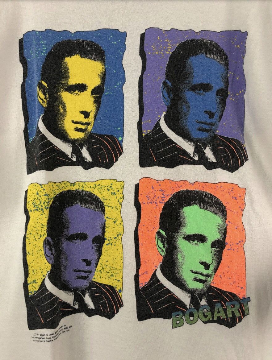 Vintage Vintage 90s Humphrey Bogart T-Shirt Size US L / EU 52-54 / 3 - 2 Thumbnail