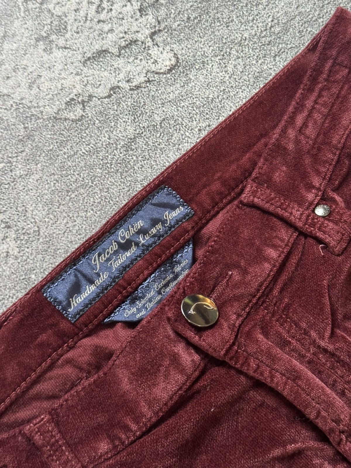 Jacob Cohen Jacob Cohen wmns kimberly velour velvet pants trousers chino Size 26" / US 2 / IT 38 - 11 Thumbnail