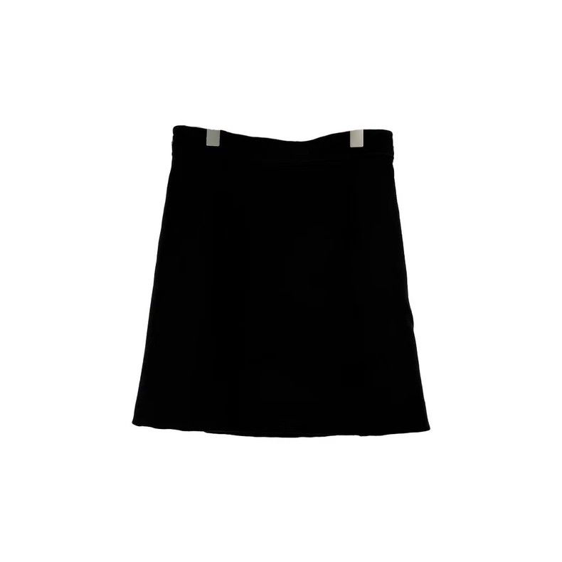 Louis Vuitton Louis Vuitton Black wool double-zip skirt 2505-Nextarrow Size 35" - 2 Thumbnail