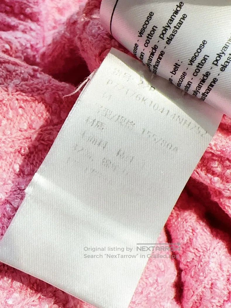 Chanel Chanel 22P pink knitted short-sleeved dress Size XXS / US 00 / IT 34 - 9 Thumbnail