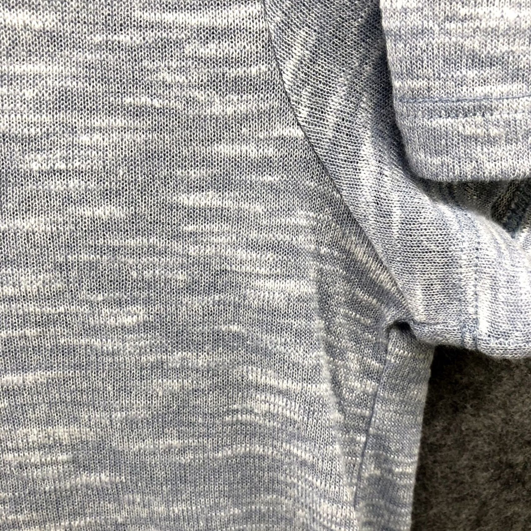 Express Express Knit T Shirt Womens S Blue Heather Short Sleeve Round Neck Pullover Casual Knit Size S / US 4 / IT 40 - 6 Thumbnail