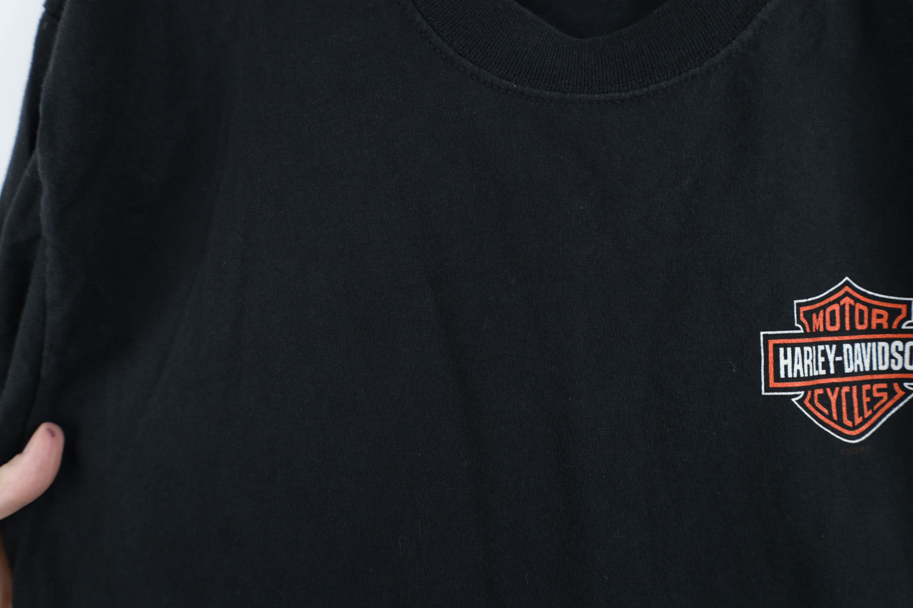 Harley Davidson Vintage Harley Davidson Spell Long Sleeve T-Shirt Black USA Size US M / EU 48-50 / 2 - 5 Thumbnail
