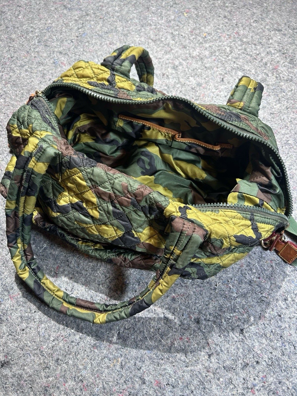 MZ Wallace MZ Wallace Camo Travel Jimmy Quilted Weekend Duffel Bag Size ONE SIZE - 11 Thumbnail
