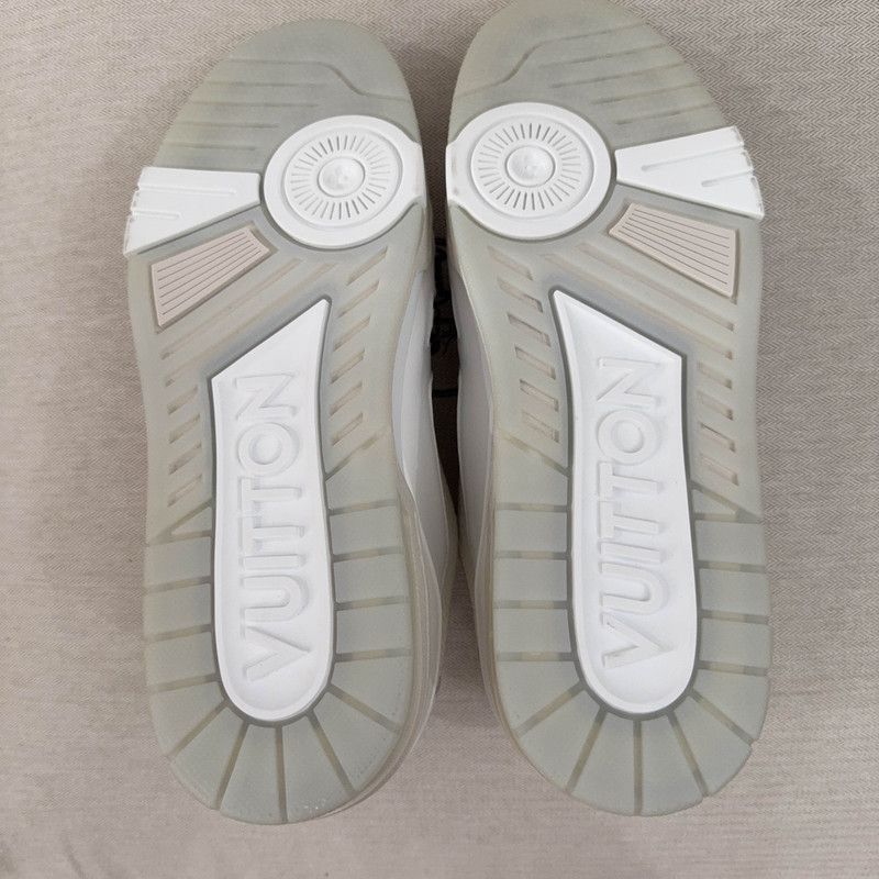 Louis Vuitton Louis Vuitton Trainer White Leather Low-Top Sneakers -2508 Size US 8.5 / EU 41-42 - 4 Thumbnail