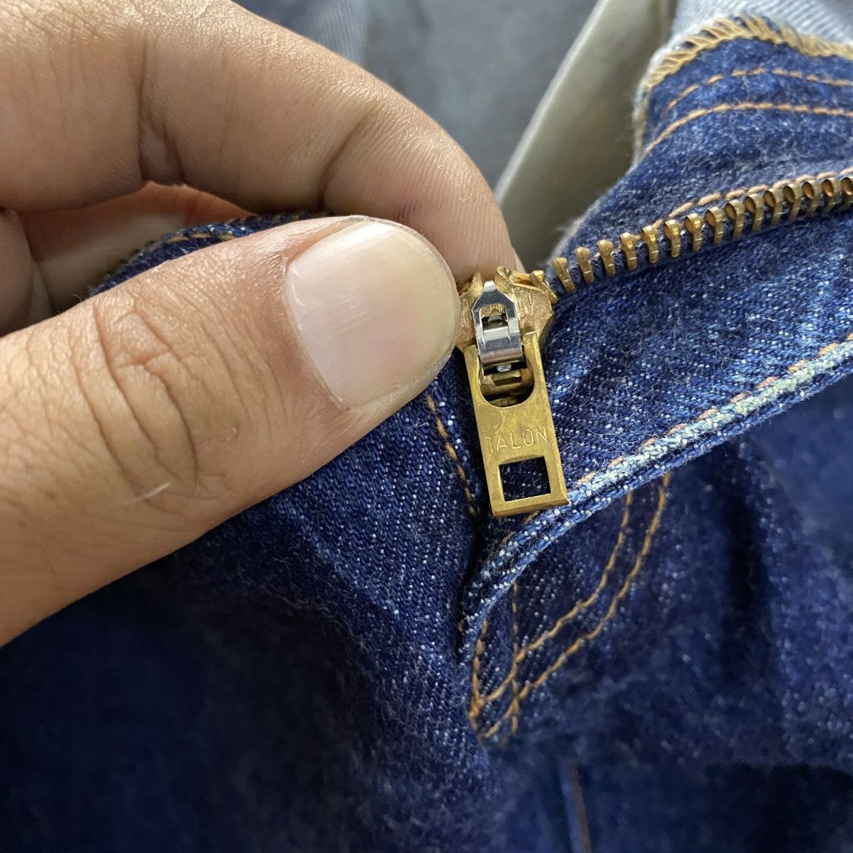 Edwin × Vintage Vintage 80's Edwin Blue Jeans Selvedge w29 Size US 29 - 10 Thumbnail