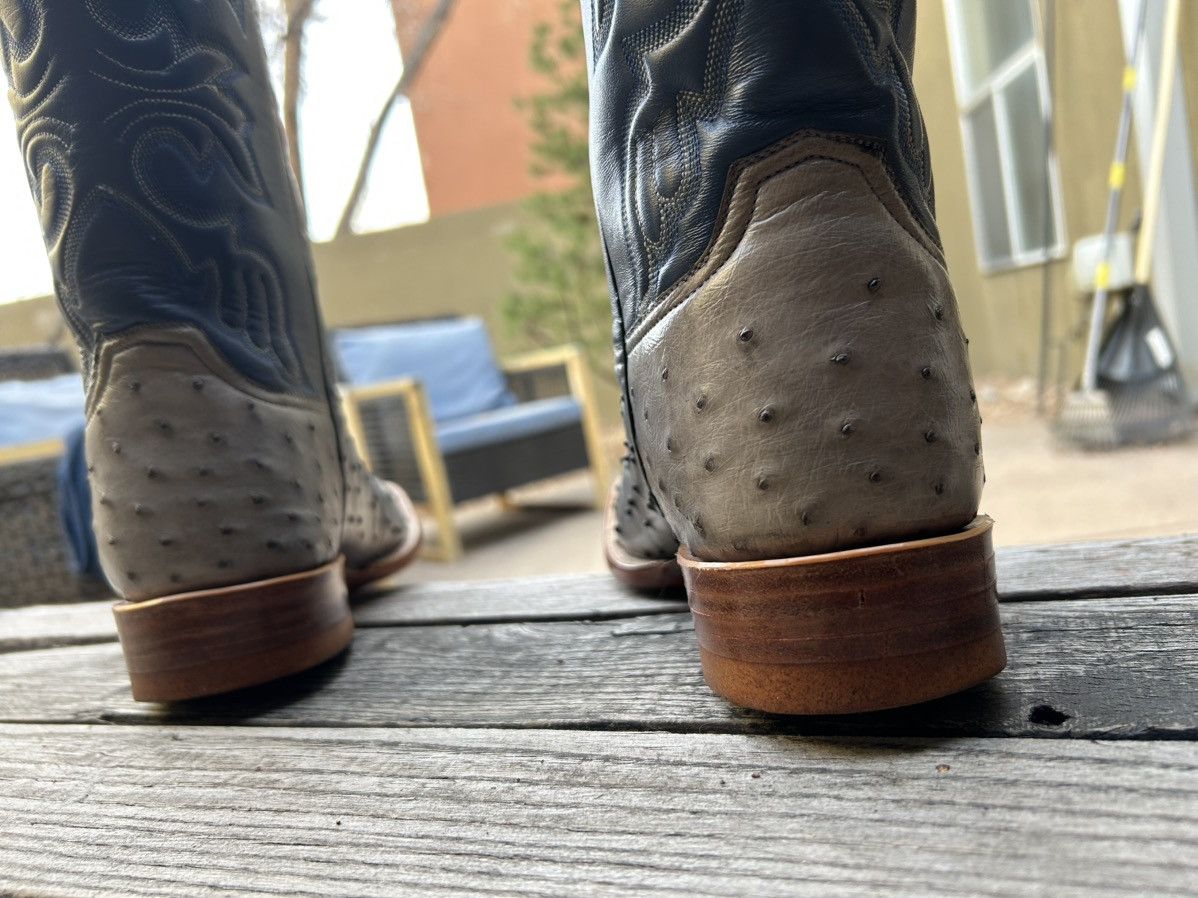 Other Custom Handmade Genuine Full Quill Ostrich Cowboy Boots 10D Size US 10 / EU 43 - 14 Thumbnail