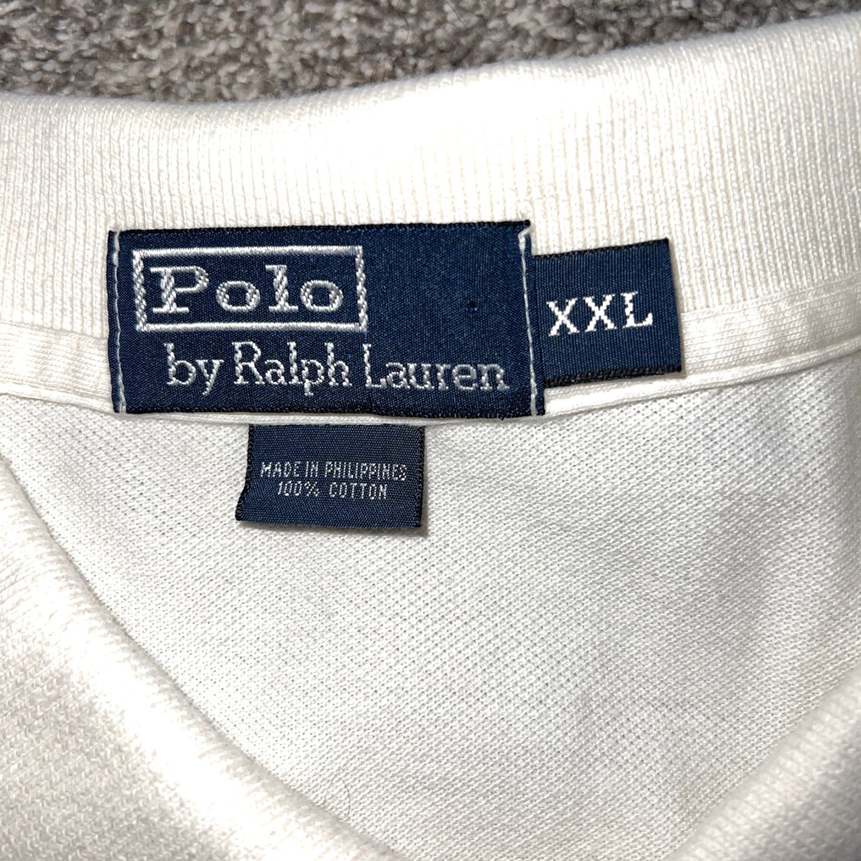 Polo Ralph Lauren Polo Ralph Lauren Beige Long Sleeve Polo Shirt Mens Size 2XL Size US XXL / EU 58 / 5 - 3 Thumbnail
