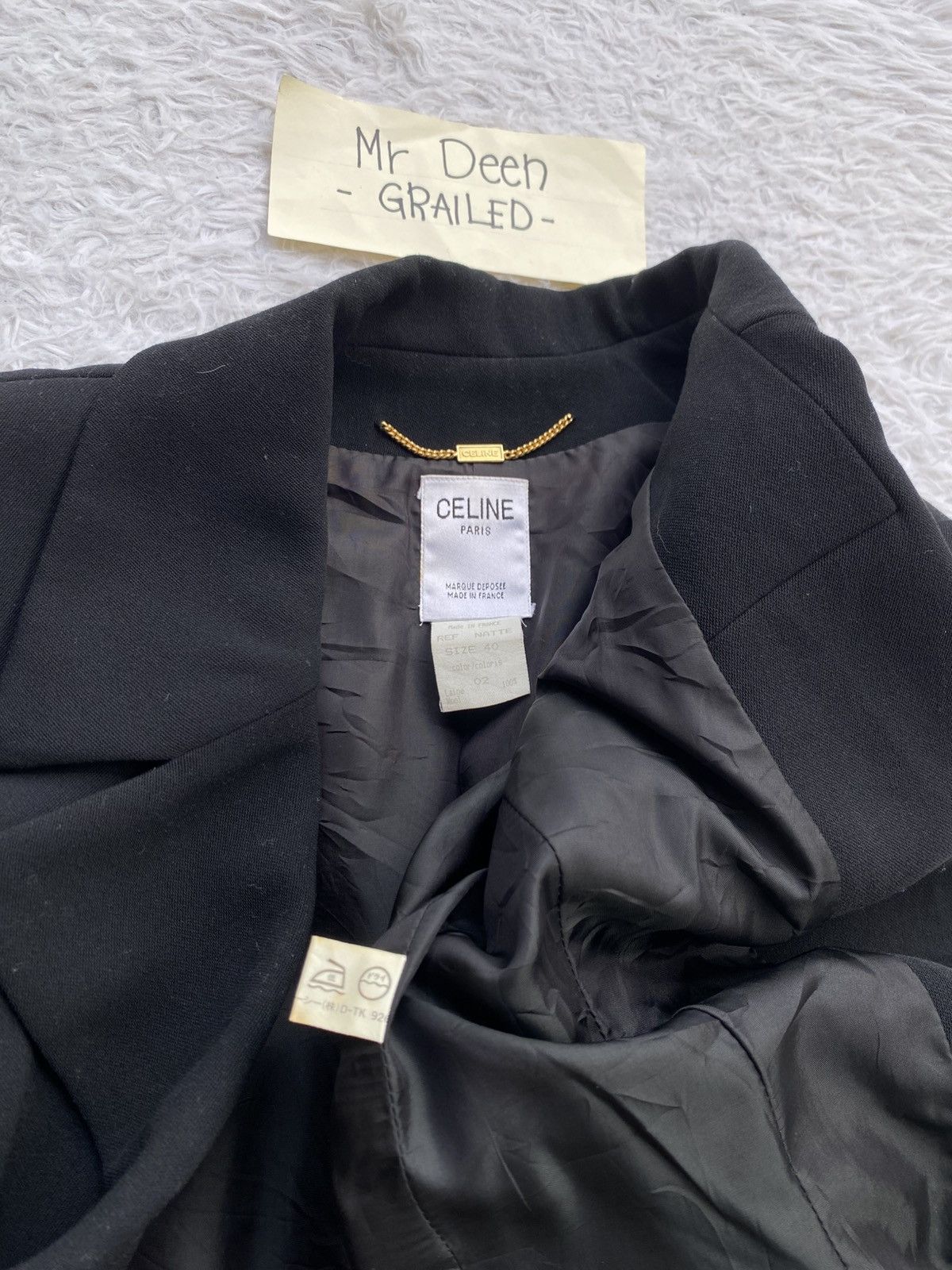 Celine Rare Vintage CELINE Blazer / Women Coat Size M / US 6-8 / IT 42-44 - 16 Thumbnail