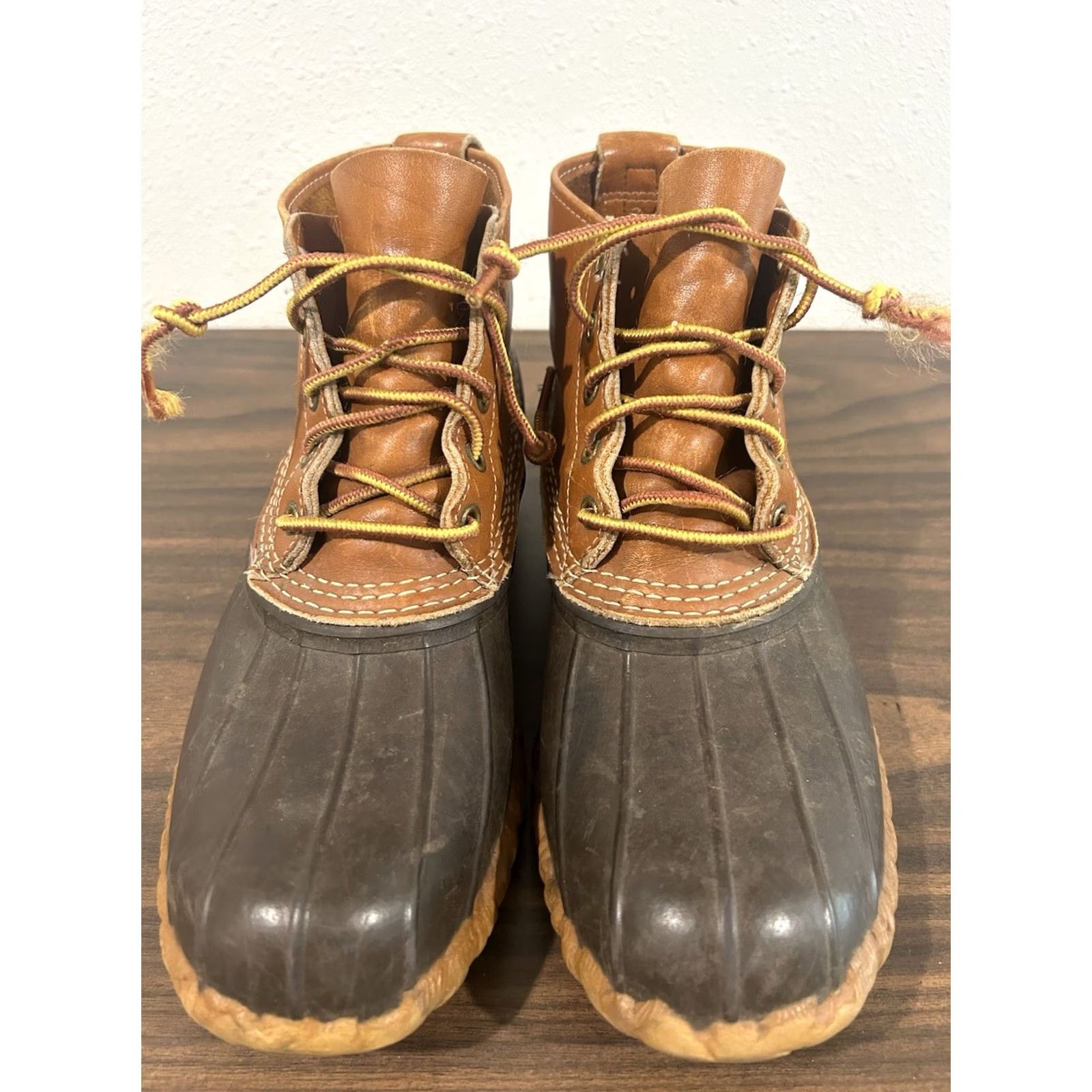 Vintage VINTAGE L.L. Bean Boots 6 Inch Original Men's Size 9M Tan Brown Leather Made In USA Size US 9 / EU 42 - 7 Thumbnail