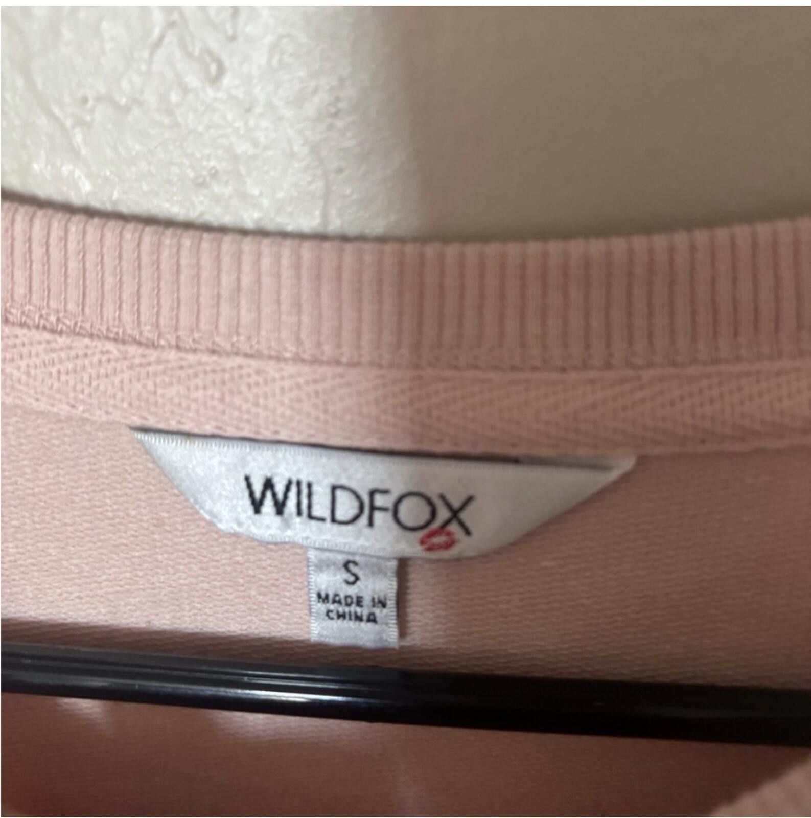 Wildfox (Wildfox) Blush Sweatshirt with pink Text Size S / US 4 / IT 40 - 3 Thumbnail
